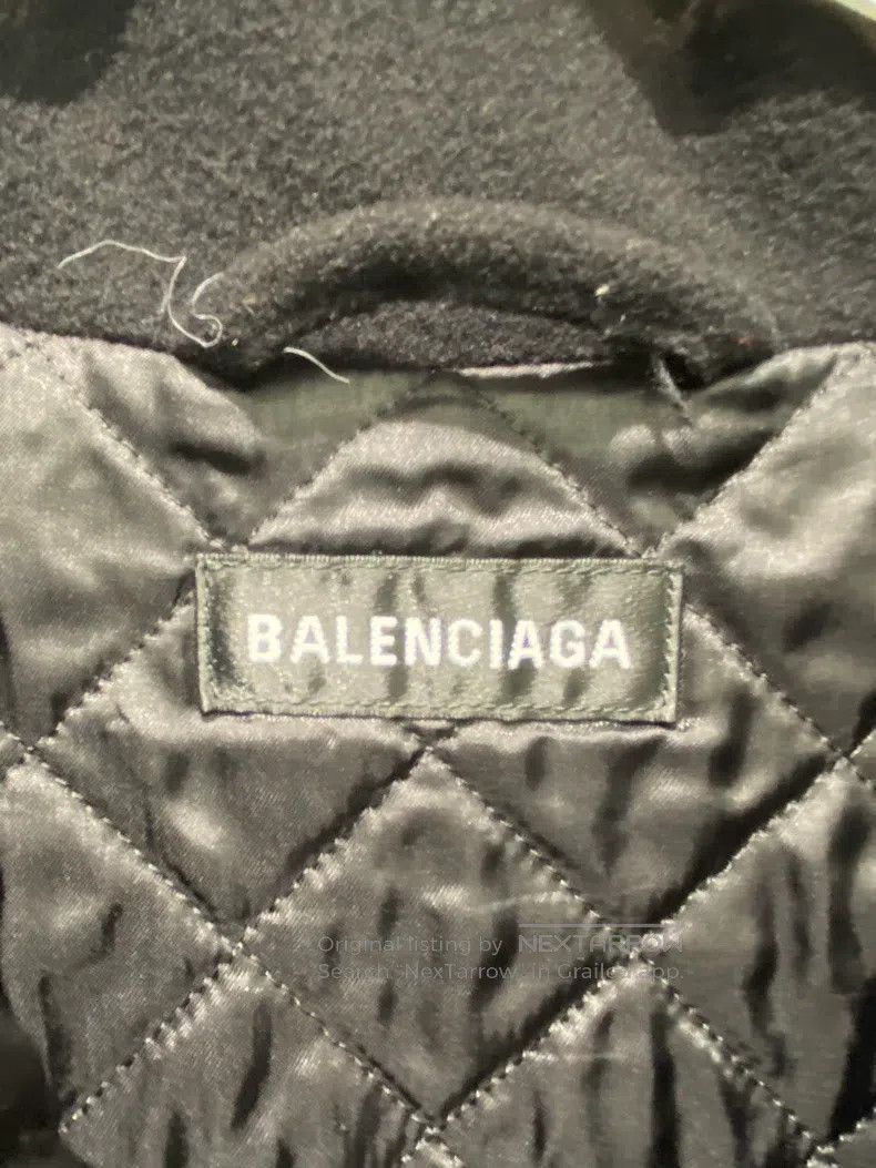Balenciaga Balenciaga Black stand-collar jacket coat Size US S / EU 44-46 / 1 - 3 Thumbnail