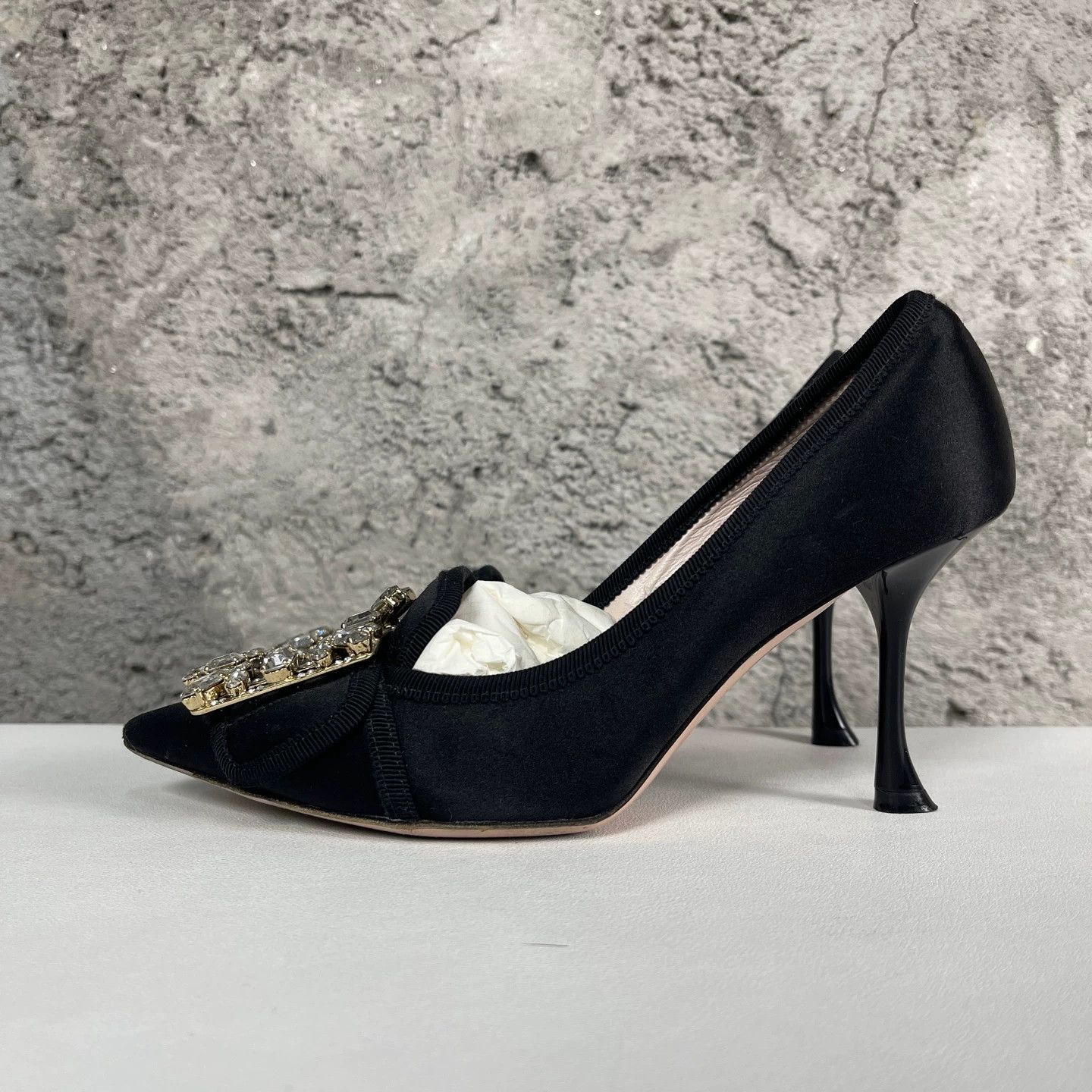 Roger Vivier RV Crystal Buckle High Heels 36.5 Size US 6 / IT 36 - 3 Thumbnail