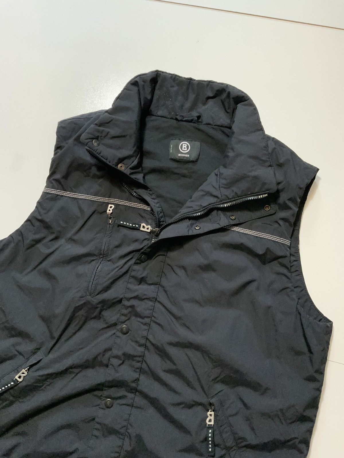 Bogner Bogner Black USA Made Puffer Ski Snowboard Zip Vest Jacket Size US L / EU 52-54 / 3 - 3 Thumbnail
