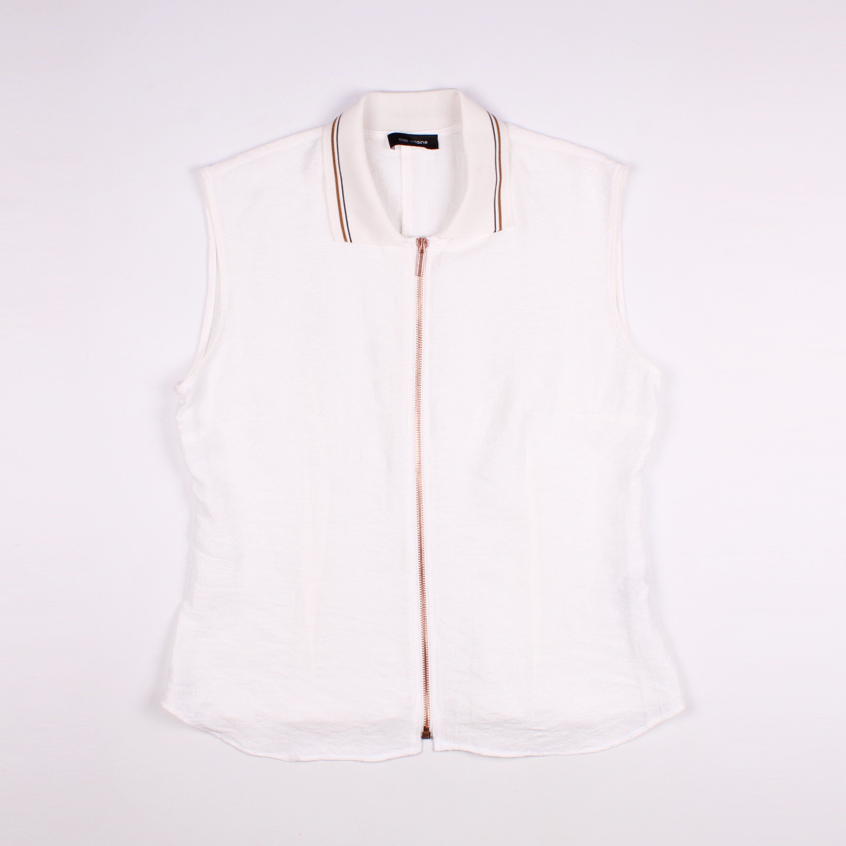 Cop Copine Cop Copine Full Zip Graphic Top Blouse Size M / US 6-8 / IT 42-44 - 3 Thumbnail
