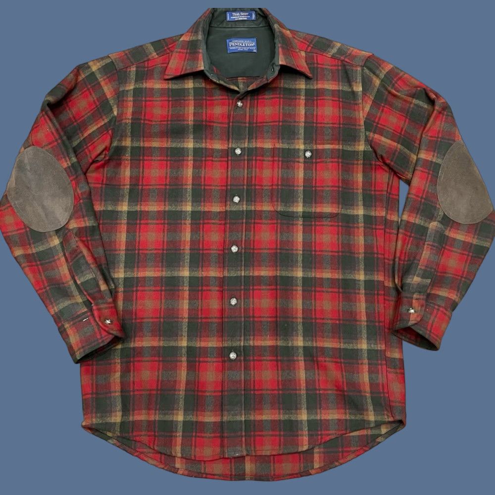 Pendleton Pendleton Shirt Men’s Small Plaid Elbow Patch Wool Button-Up Long Sleeve Multicolor Outdoor Classic Size US S / EU 44-46 / 1 - 1 Thumbnail