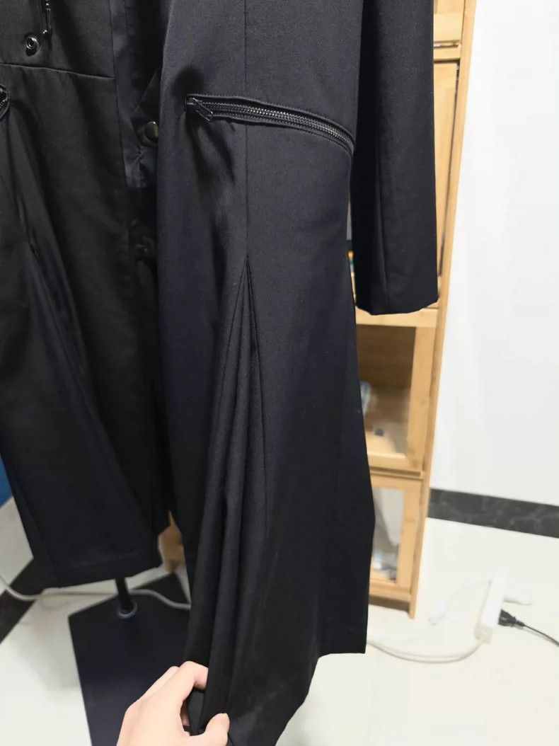 Yohji Yamamoto Yohji Yamamoto 14aw pleated motorcycle coat 2505-Nextarrow Size US L / EU 52-54 / 3 - 3 Thumbnail