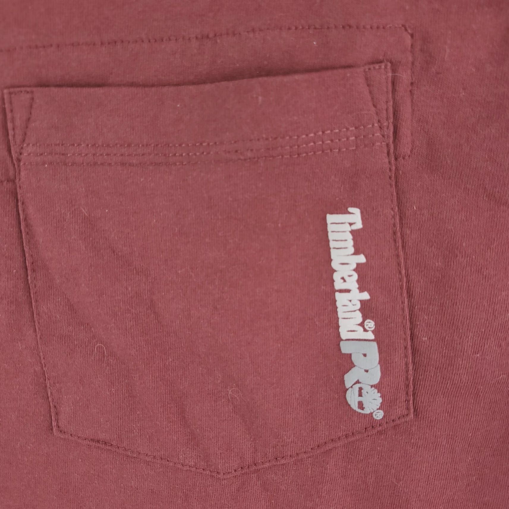 Timberland Timberland Shirt Mens Medium Brick Red Pro Short Sleeve Crewneck Pocket Tee Size US M / EU 48-50 / 2 - 2 Thumbnail