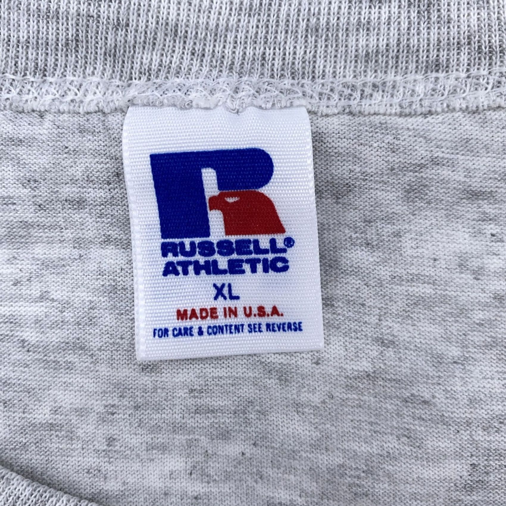 Russell Athletic VINTAGE Dauphin County Pennsylvania 90s 5K Race Shirt Mens XL Russell Athletic Gray Short Sleeve Crew Neck Graphic Print Running Size US XL / EU 56 / 4 - 4 Thumbnail