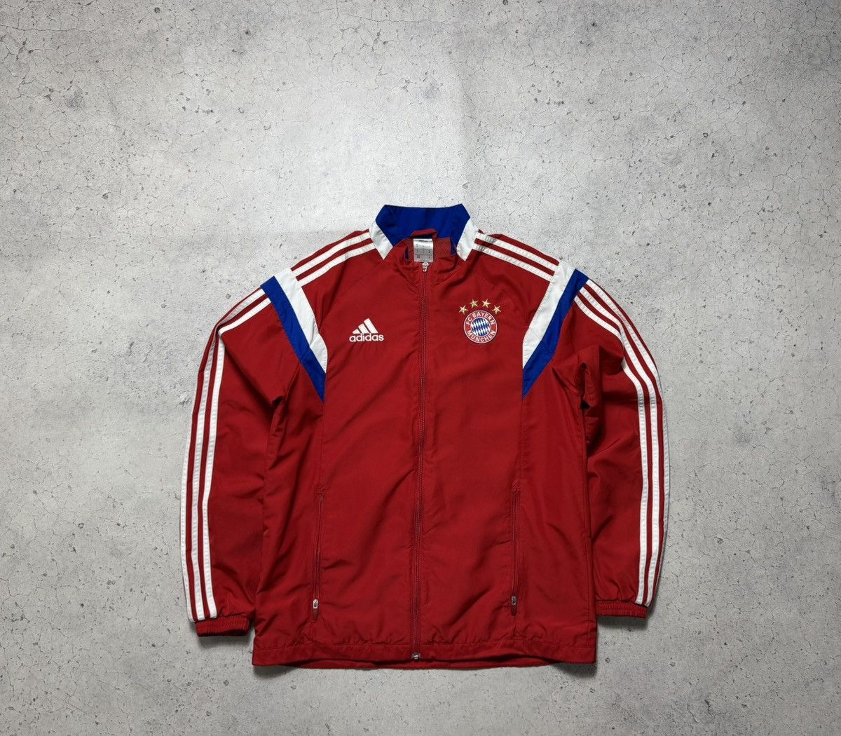 Adidas Adidas FC Bayern Munich Football Nylon Track Jacket Football Size US M / EU 48-50 / 2 - 1 Thumbnail