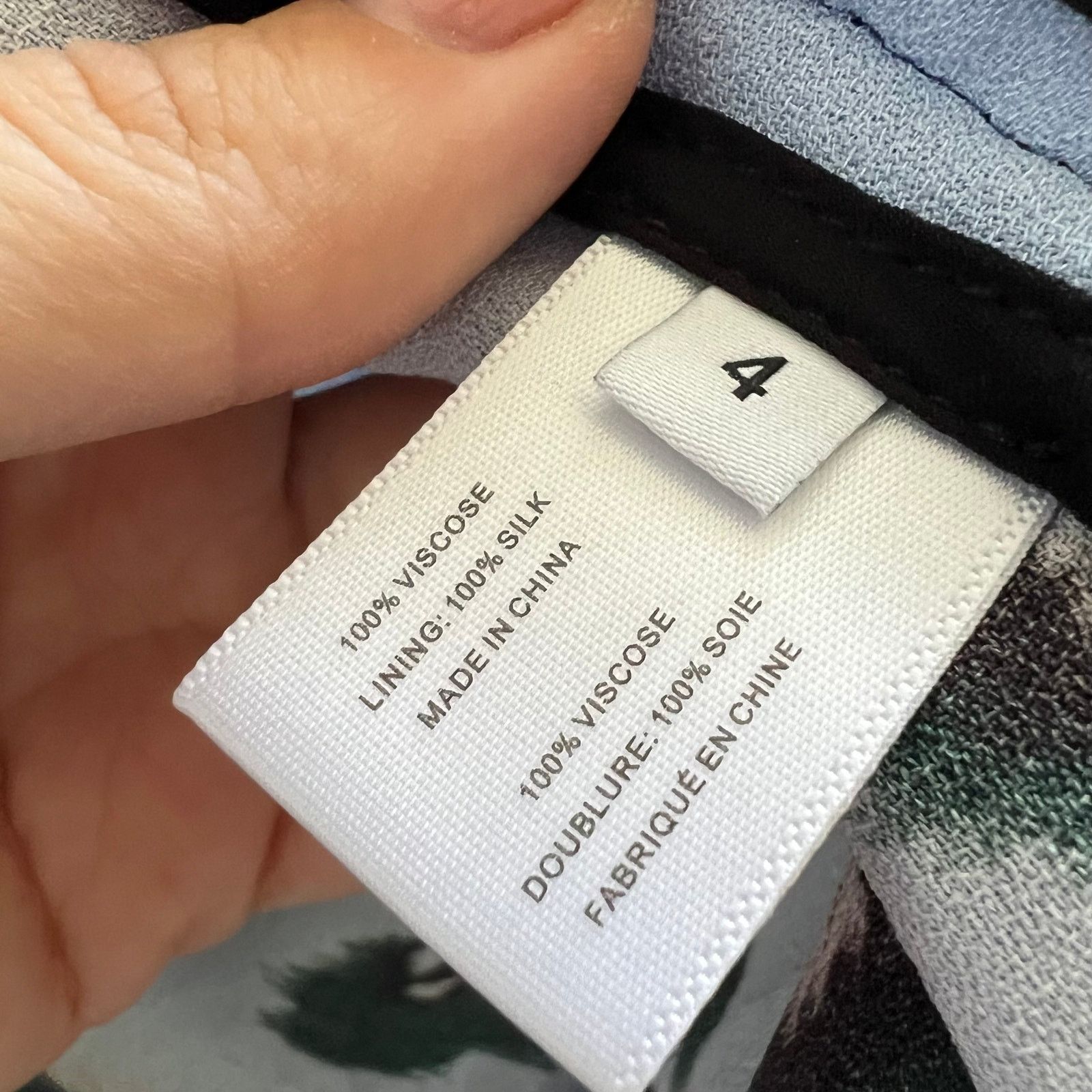 Proenza Schouler Proenza Schouler pale blue leopard ikat print size 4 Size S / US 4 / IT 40 - 6 Thumbnail