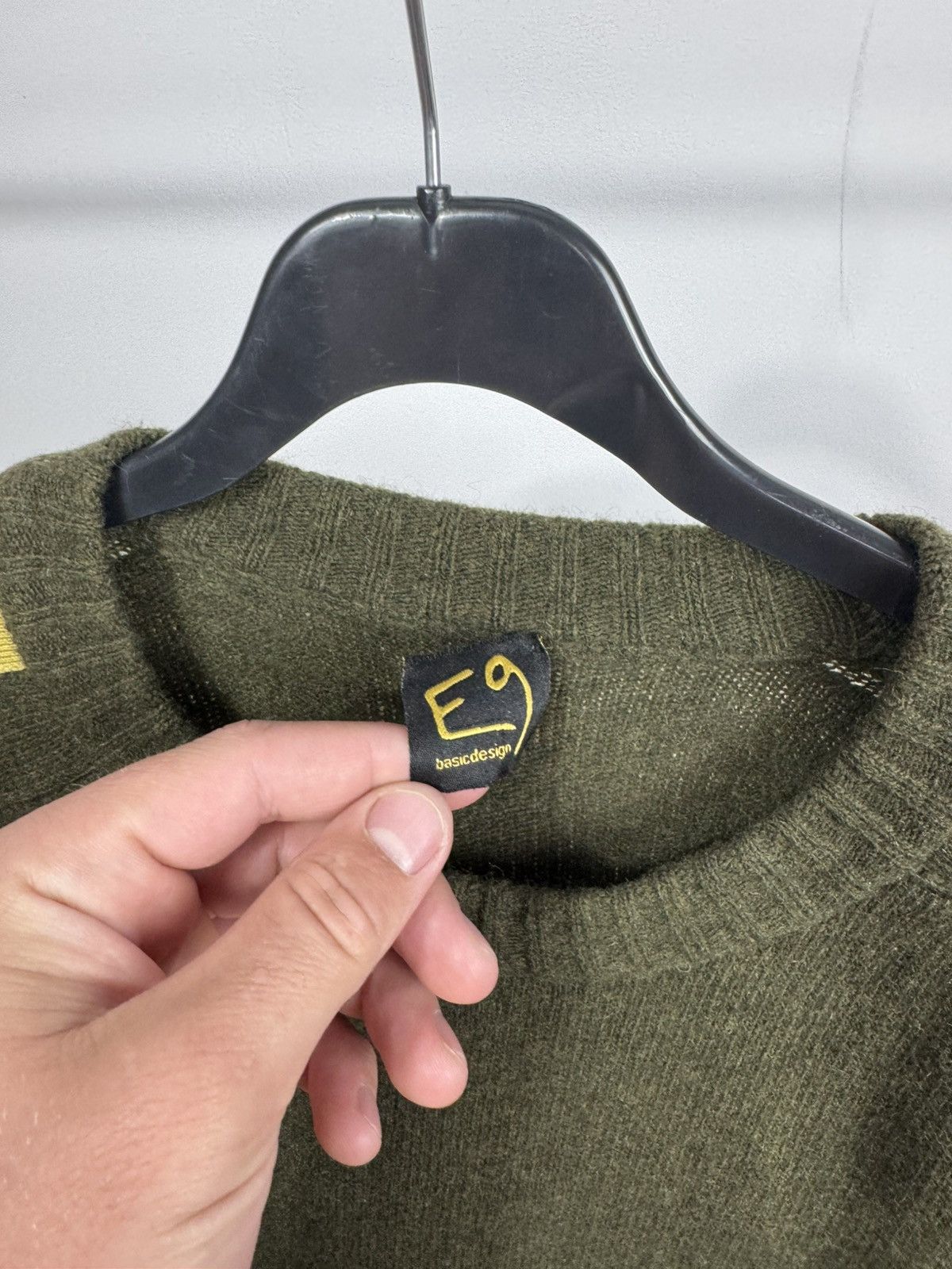 Other E9 Basic Design Wool Blend Knit Sweater Italy Outdoor XL Size US XL / EU 56 / 4 - 5 Thumbnail