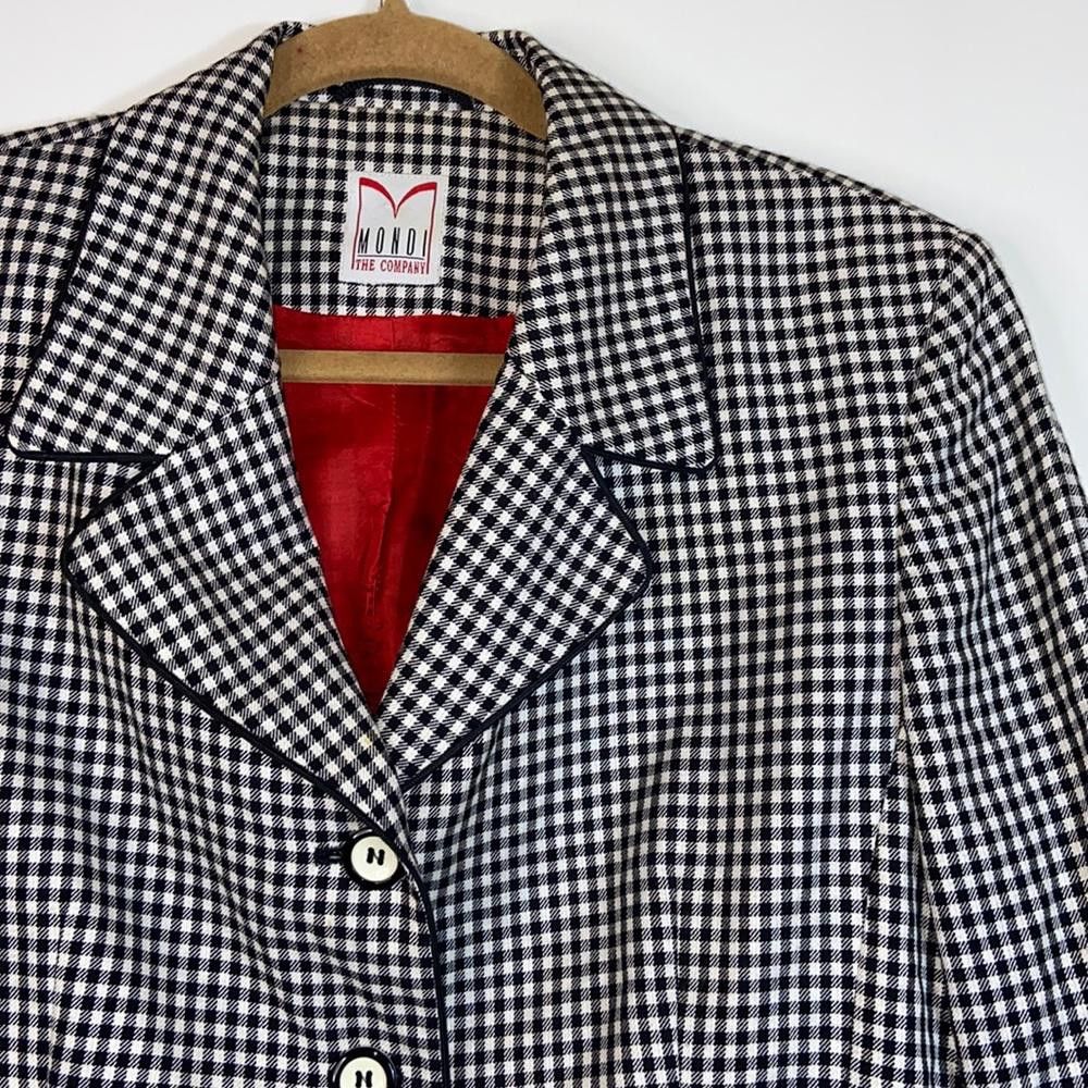 Christian Dior Monsieur Vintage Mondi Plaid Blazer Size 38/6-8 Size M / US 6-8 / IT 42-44 - 2 Thumbnail