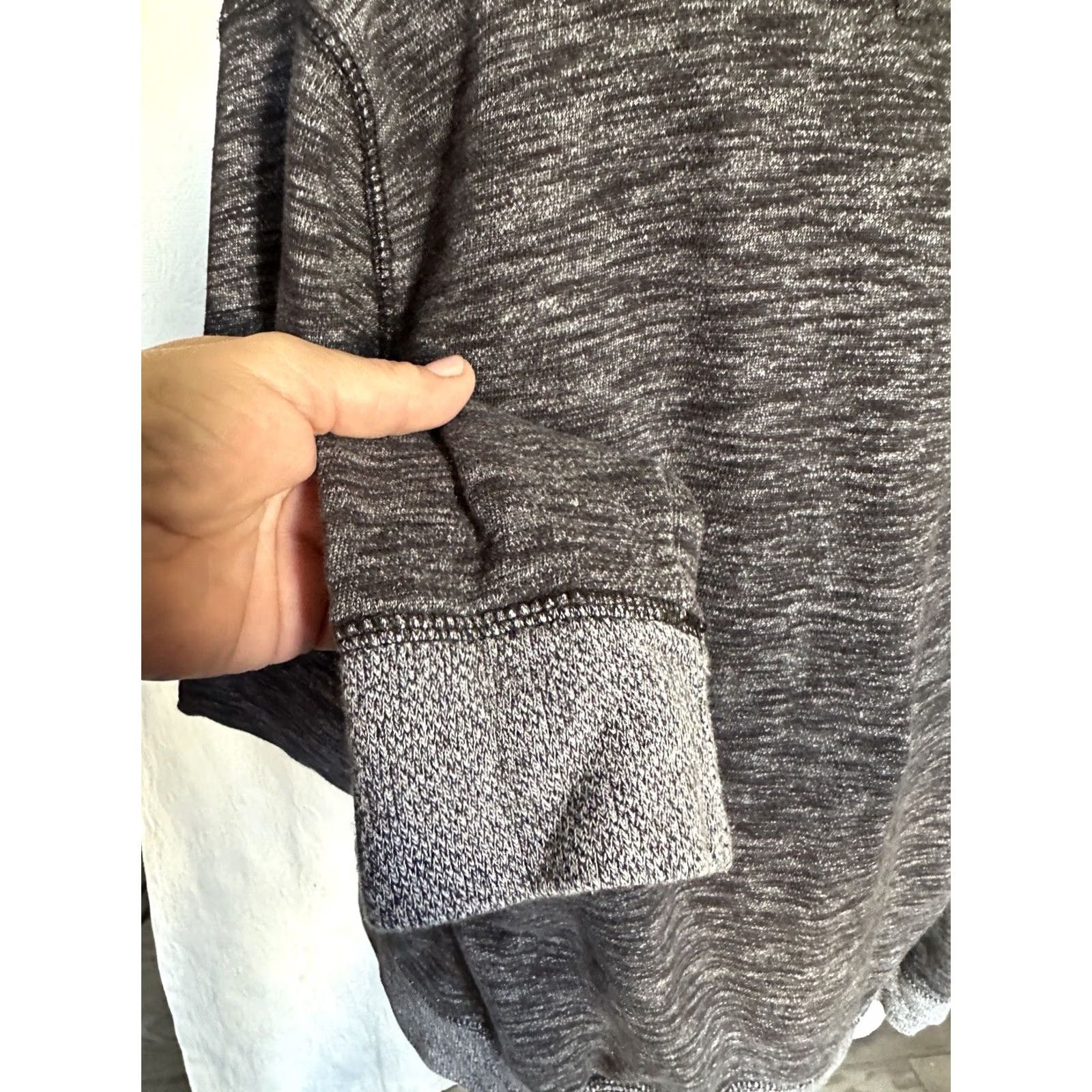 Carbon VINTAGE? Carbon Men Pullover Longsleeve Sz Small Black Gray Size US S / EU 44-46 / 1 - 3 Thumbnail