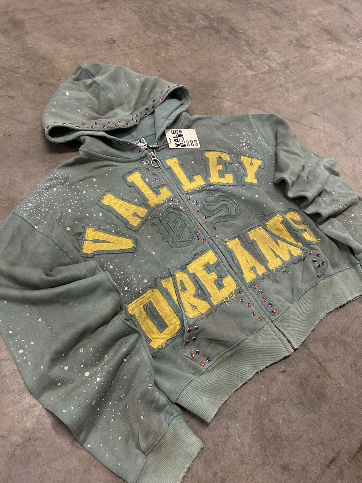 Vale Vale Forever Valley Dreams Green Bank Zip Up Hoodie Size US XL / EU 56 / 4 - 2 Thumbnail