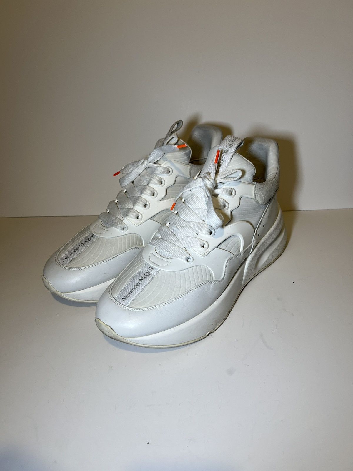 Alexander McQueen Alexander Mcqueen oversized runner sneakers. Designer shoes Size US 12 / EU 45 - 1 Thumbnail
