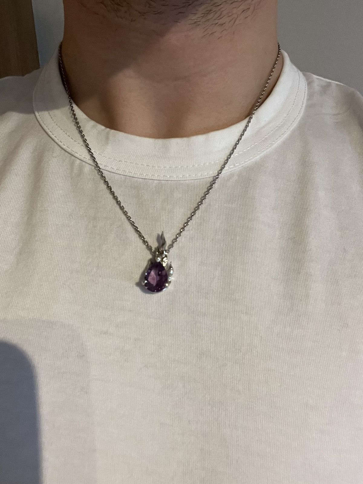 Alan Crocetti Alan Crocetti Gem In Heat necklace (Amethyst) Size ONE SIZE - 5 Thumbnail