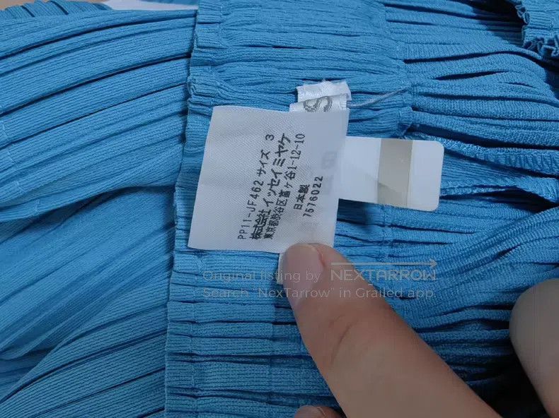 Issey Miyake Issey Miyake size:3 Blue pants Size 31" - 3 Thumbnail