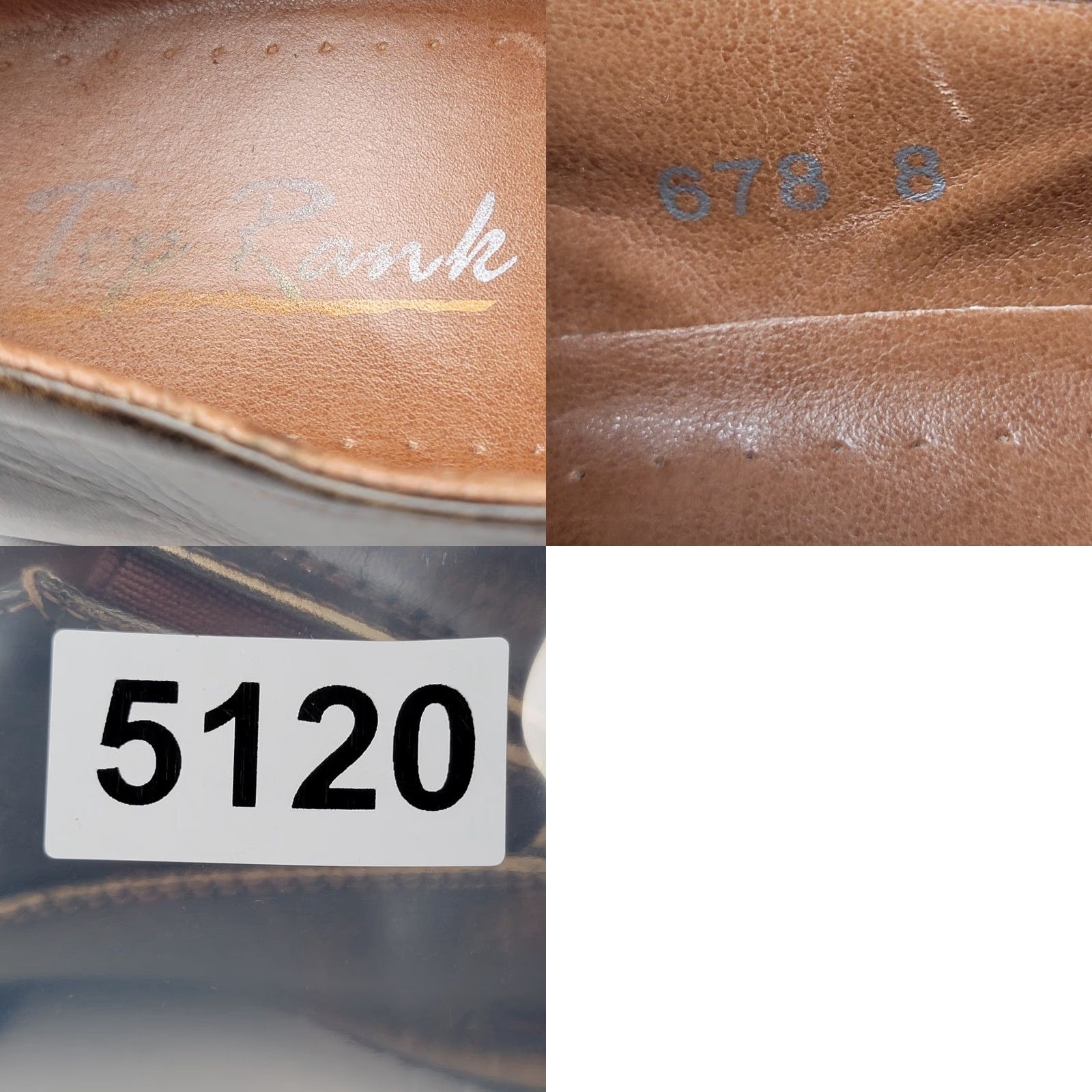 Vintage Top Rank Italy FashionStyles Brown Leather Dress Shoe Size 8 M Loafer Oxford Slip On Men Size US M / EU 48-50 / 2 - 9 Thumbnail