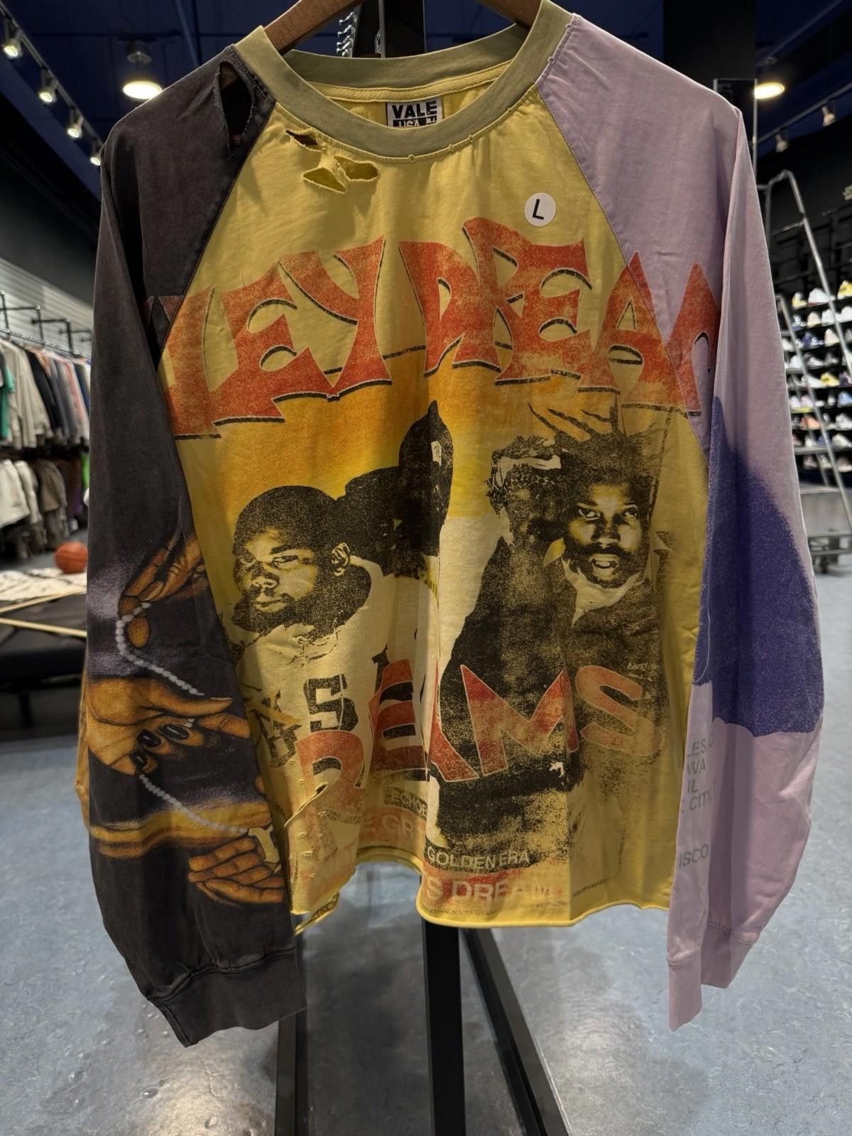 Vale Valley Multicolored Long Sleeve Tee Black Size Large Size L / US 10 / IT 46 - 2 Thumbnail