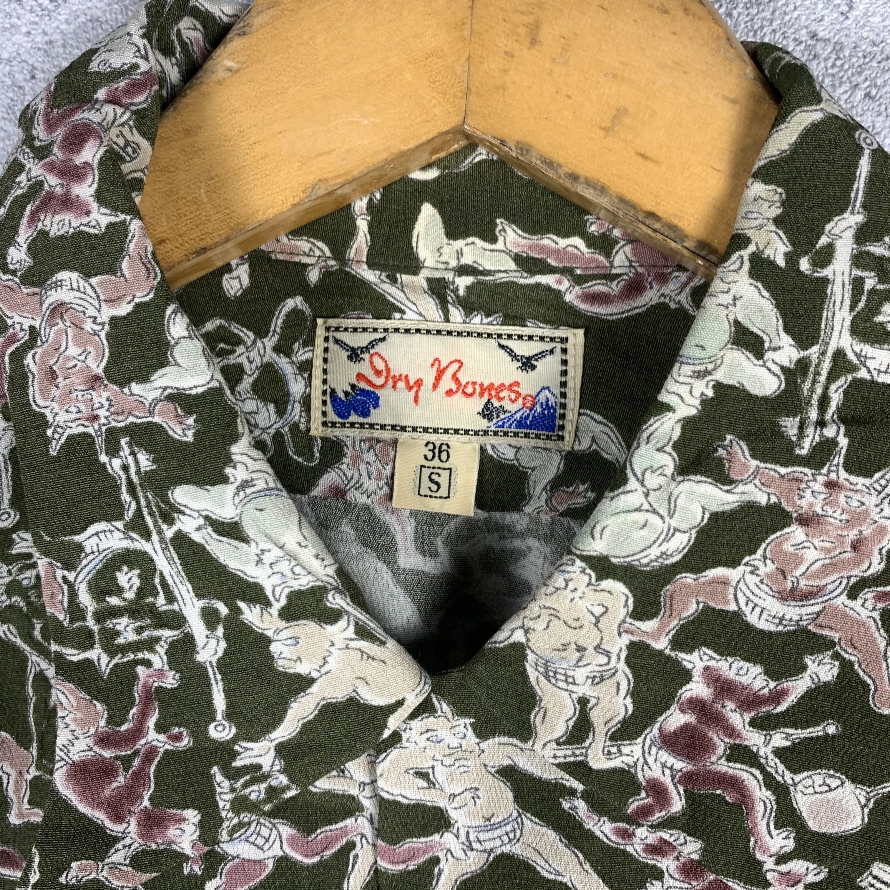 Dry Bones Dry Bones Oni Demon Japanese Button Up Shirt Size US S / EU 44-46 / 1 - 5 Thumbnail