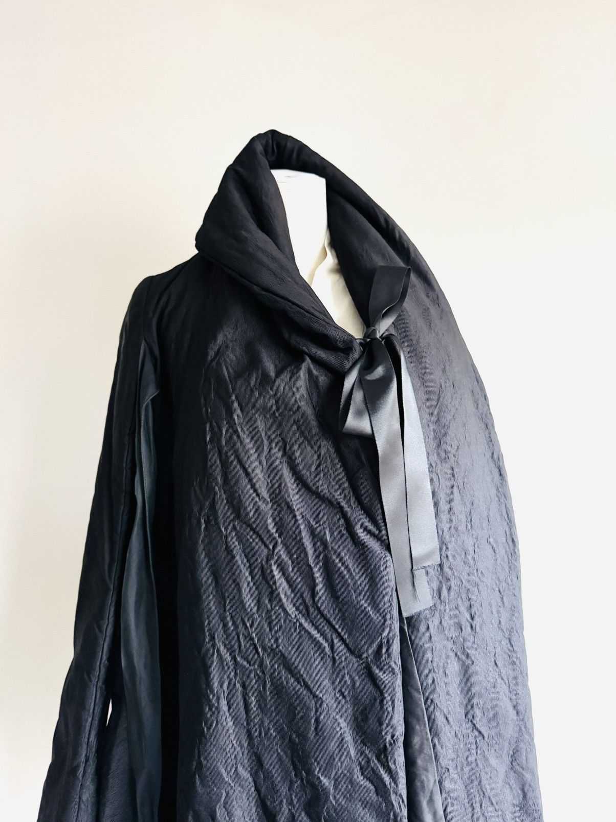 Revillon Goth Revillon by Rick Owens black puffer coat w/ tie closure Size S / US 4 / IT 40 - 2 Thumbnail