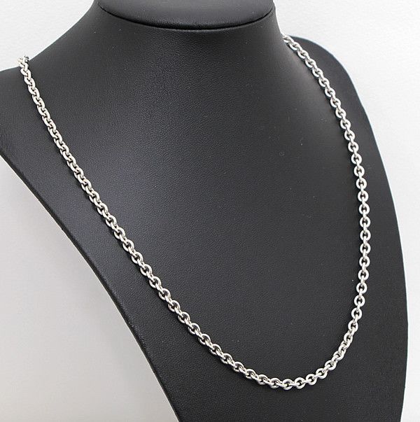 Chrome Hearts Chrome Hearts NE Silver Chain Necklace - 20" Size ONE SIZE - 3 Thumbnail