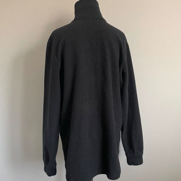 Other Black Merino Wool Half Zip Sweater - Medium, made in NZ 🇳🇿 Size US M / EU 48-50 / 2 - 8 Thumbnail