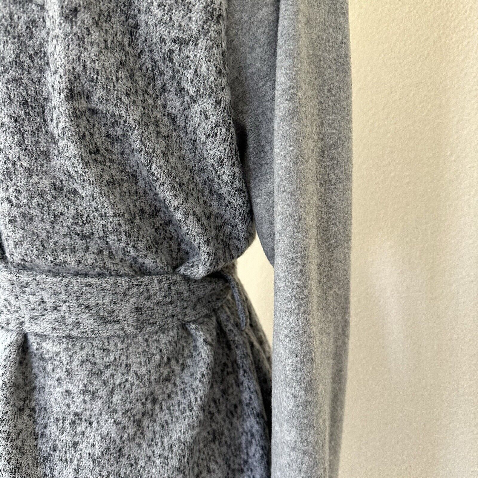 Other Doe & Rae Grey Belted Knit Cardigan Open Front Size US M Size M / US 6-8 / IT 42-44 - 5 Thumbnail