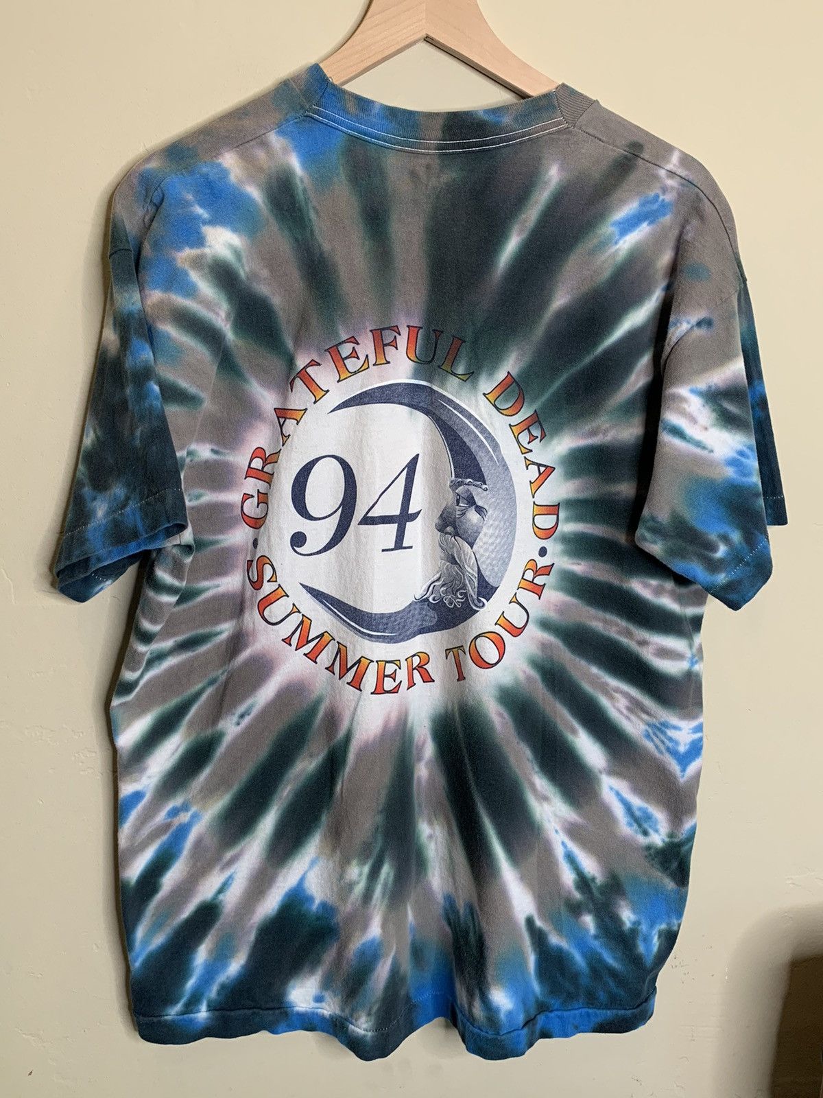 Band Tees × Grateful Dead × Vintage *RARE* Vintage 1994 Grateful Dead Summer Tour Band T-Shirt Size US XL / EU 56 / 4 - 2 Thumbnail