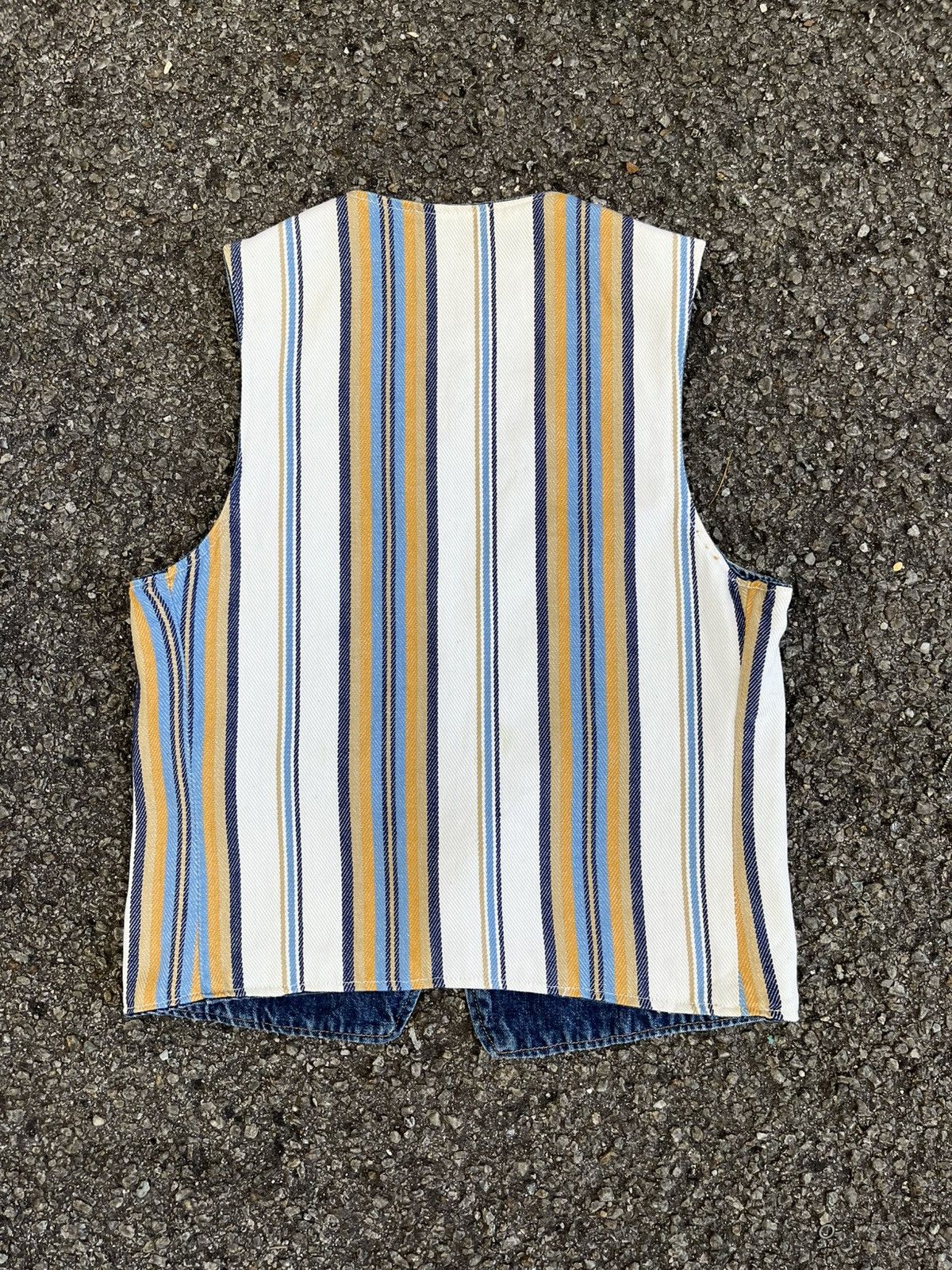 Levi's Vintage Levi’s Big E Orange Tab Reversible Denim Vest Size US S / EU 44-46 / 1 - 12 Thumbnail