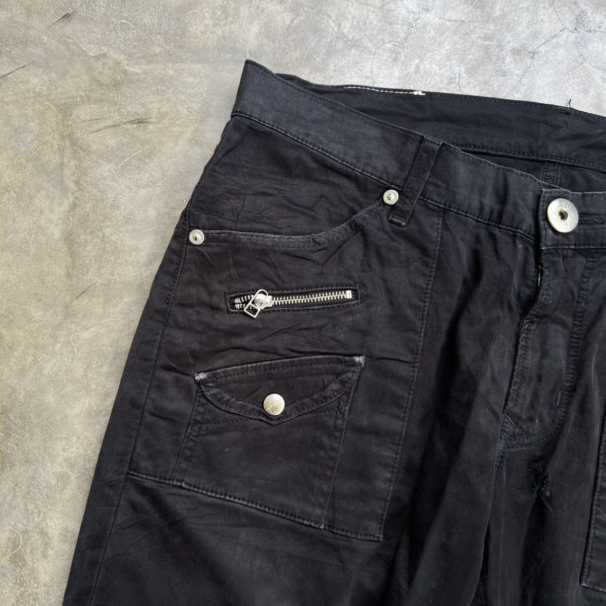 Lee 1990s Lee Cowboy Buckle Back multi zip Pants Size US 34 / EU 50 - 5 Thumbnail