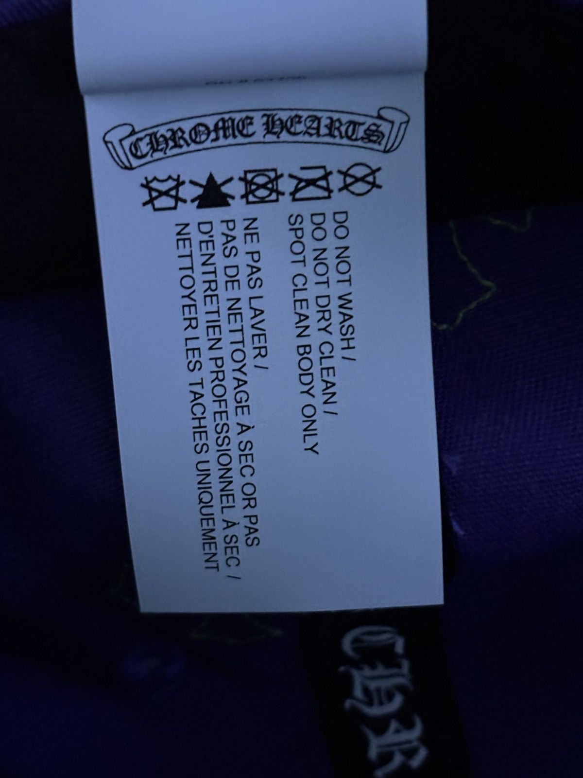 Chrome Hearts CHROME HEARTS CROSS PATCH TRUCKER HAT PURPLE/GREEN Size ONE SIZE - 5 Thumbnail