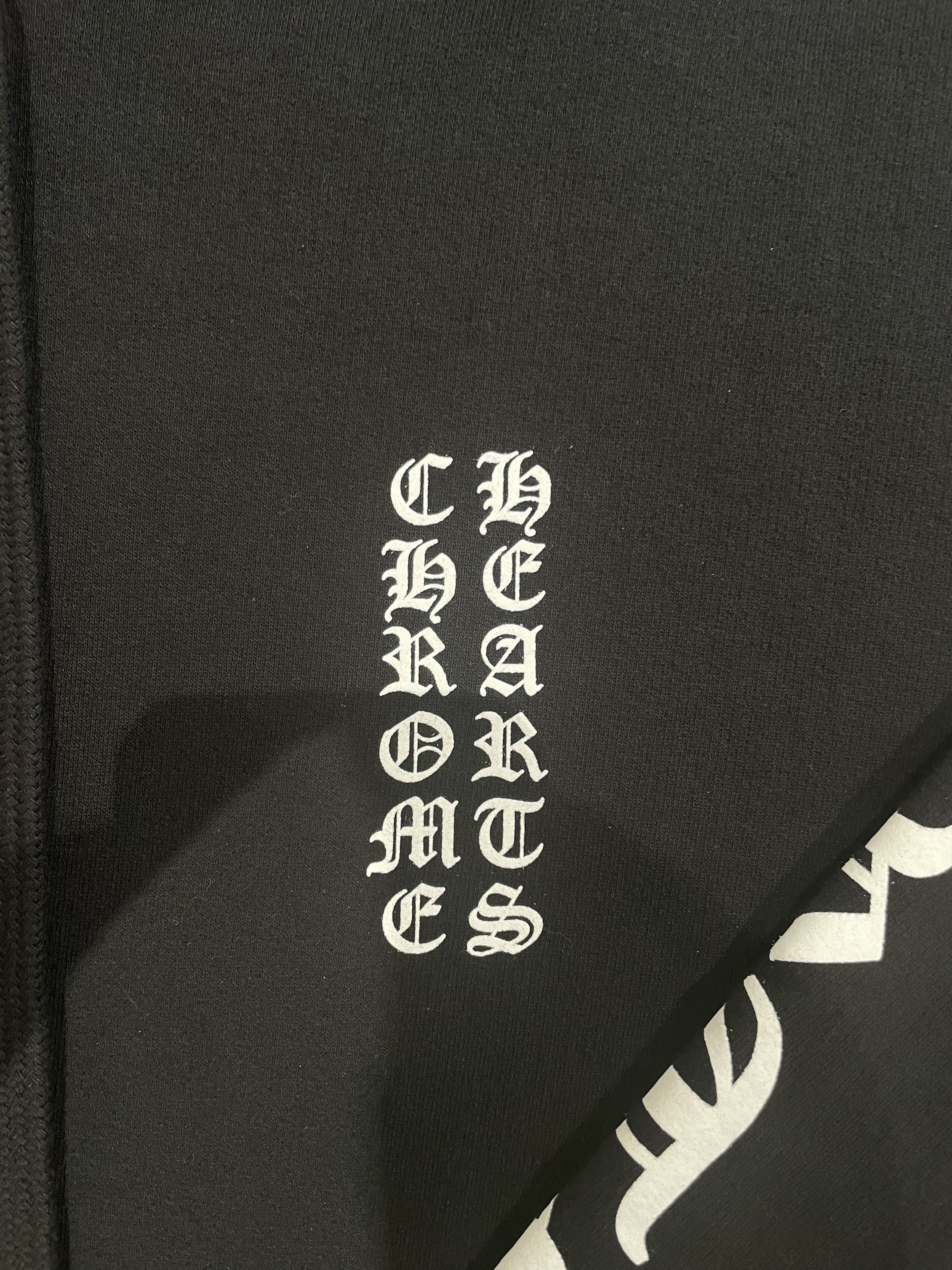 Chrome Hearts Chrome Hearts 1988 Vertical Logo Black Pullover Hoodie Size S / US 4 / IT 40 - 7 Thumbnail