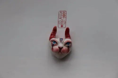 Designer × Vintage Handmade Three-eyed croissant cat pendant Size ONE SIZE - 3 Thumbnail