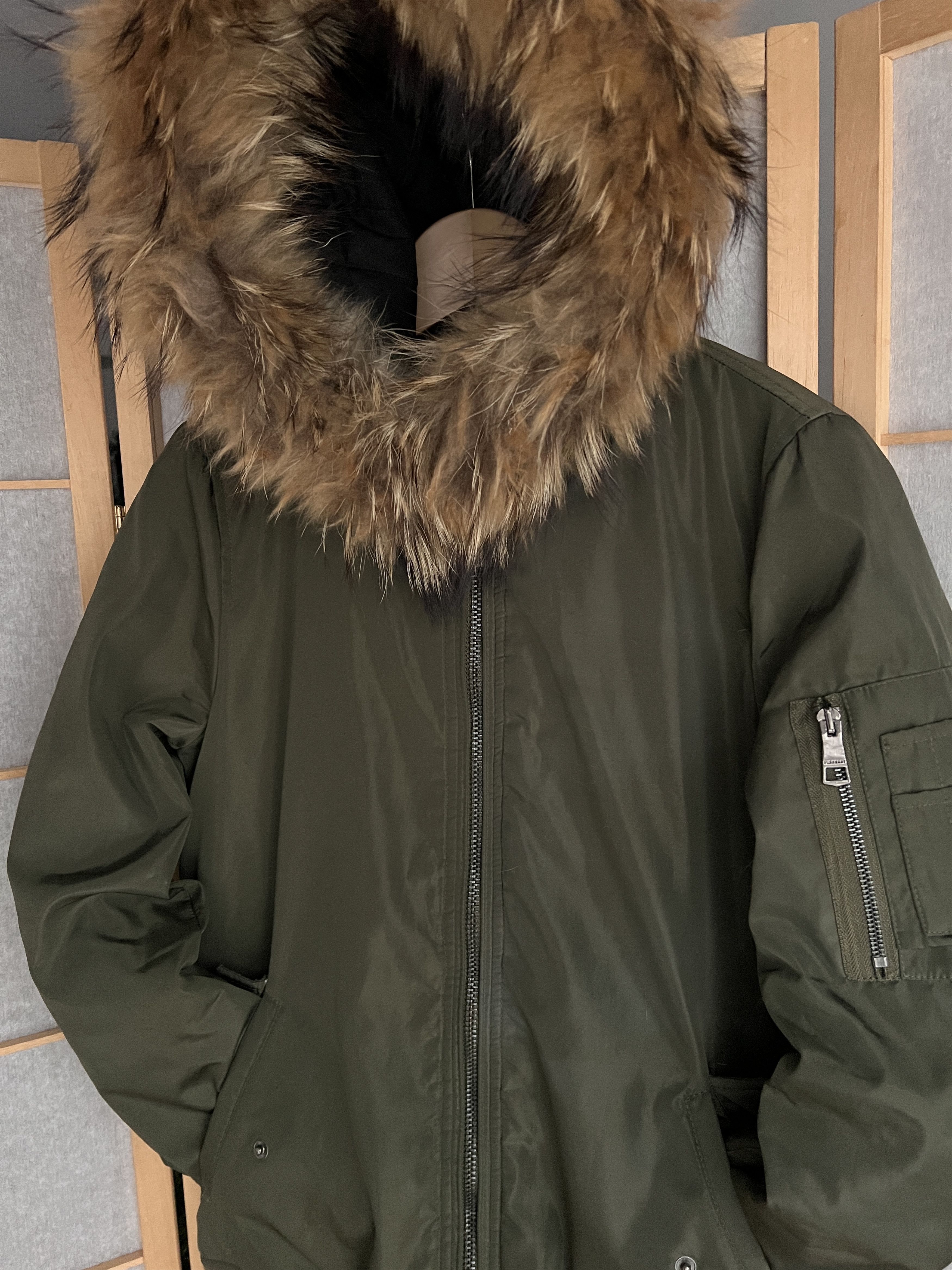 Burberry Burberry vintage faux fur hood bomber jacket avant garde y2k Size M / US 6-8 / IT 42-44 - 11 Thumbnail