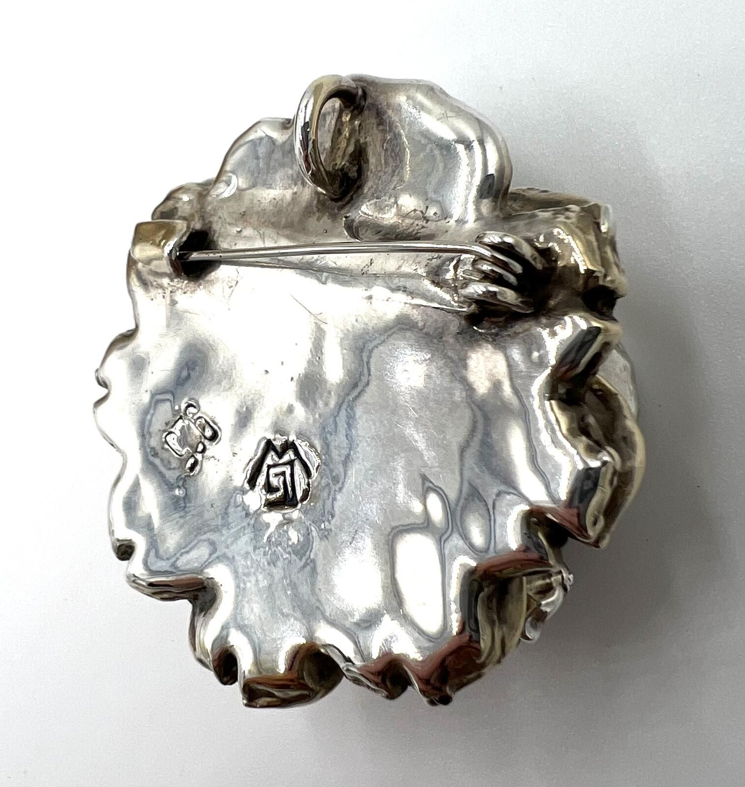Other LGW Sterling Silver Electroform Rose Brooch Size ONE SIZE - 7 Thumbnail