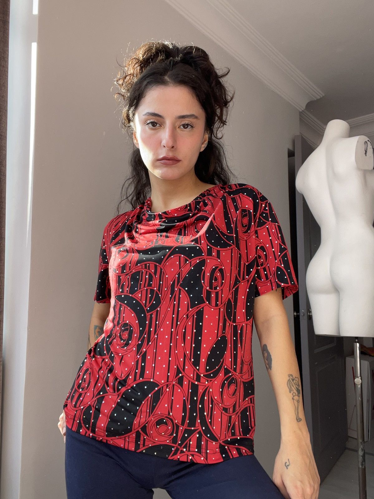 Vintage y2k blouse Size S / US 4 / IT 40 - 2 Thumbnail