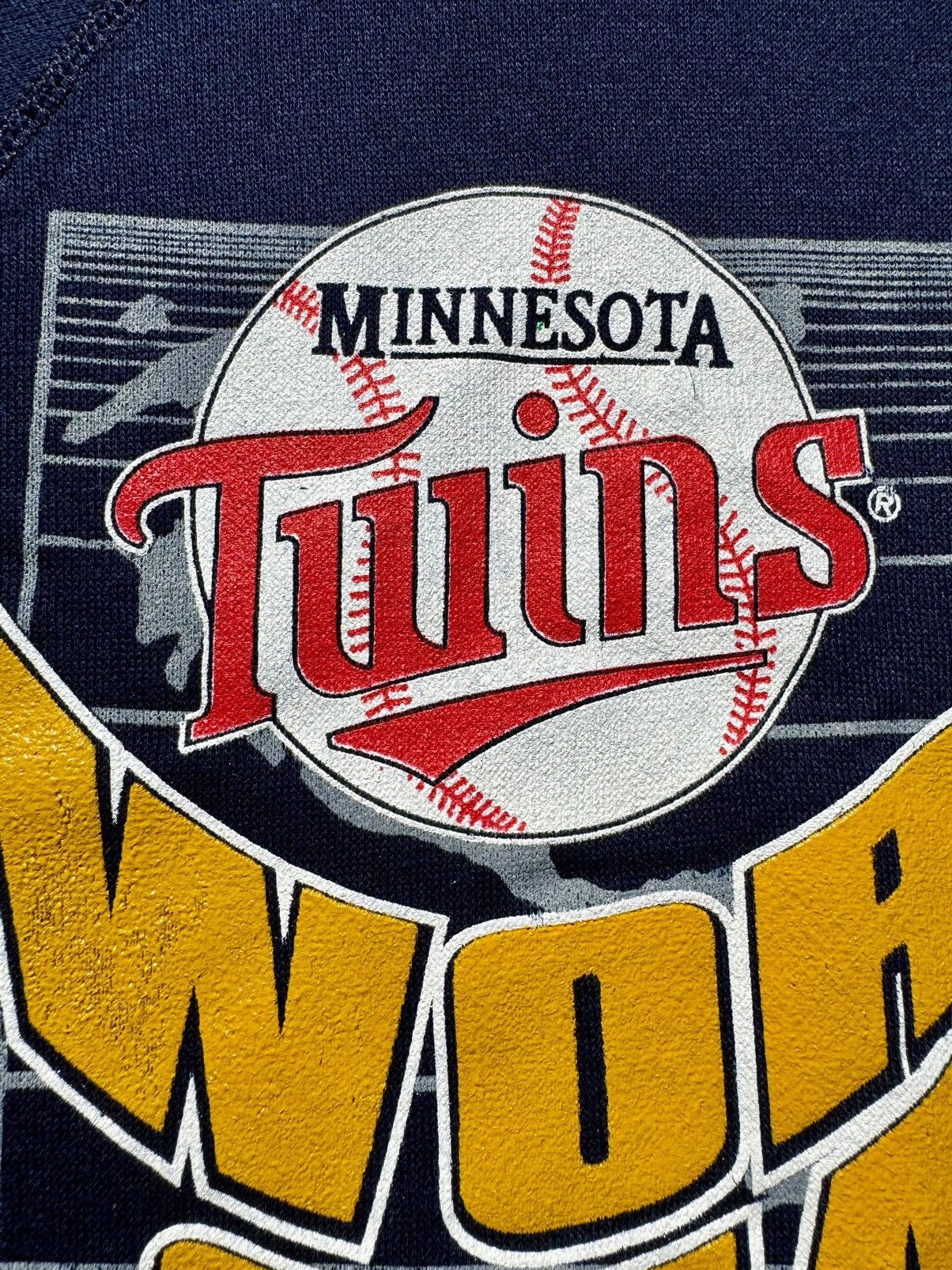 Tultex × Vintage 1991 Minnesota Twins World Series Champions Sweatshirt Size US L / EU 52-54 / 3 - 5 Thumbnail