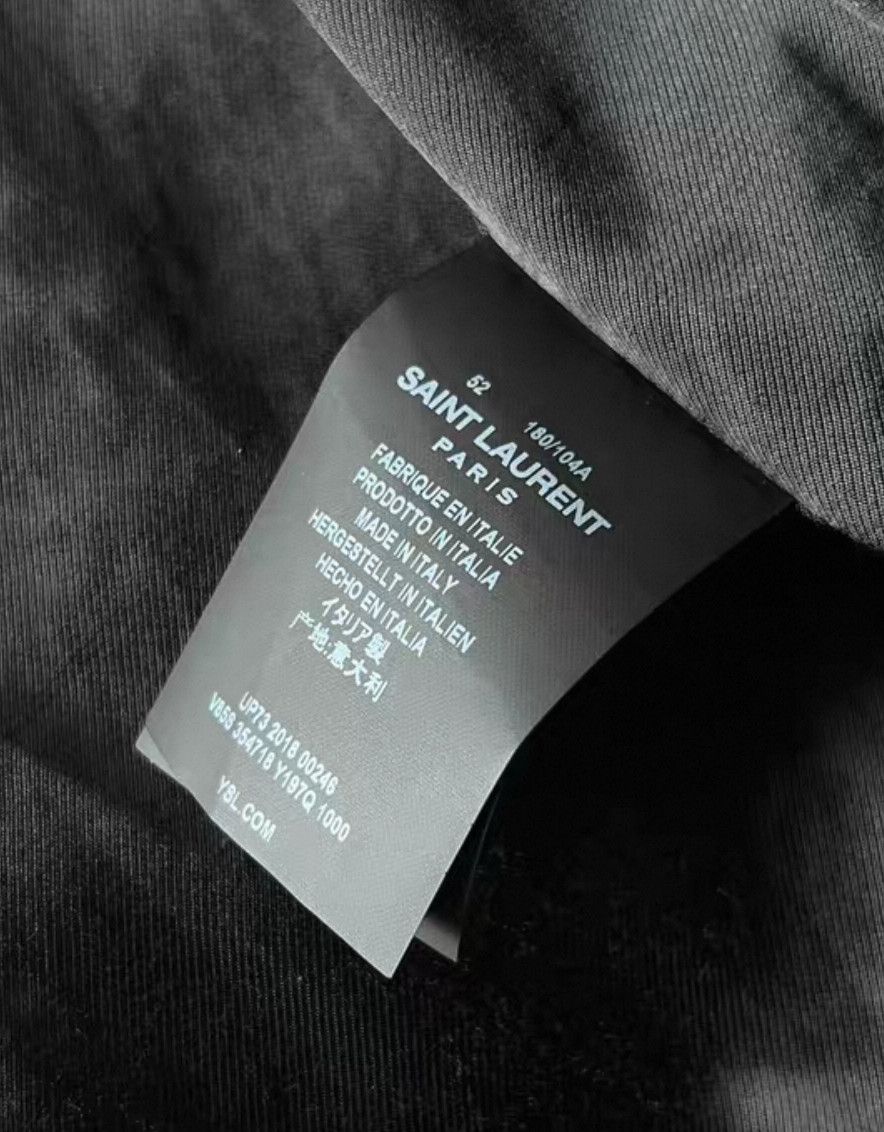 Saint Laurent Paris Saint Laurent Teddy Wool Leather Varsity Jacket- Size US L / EU 52-54 / 3 - 4 Thumbnail