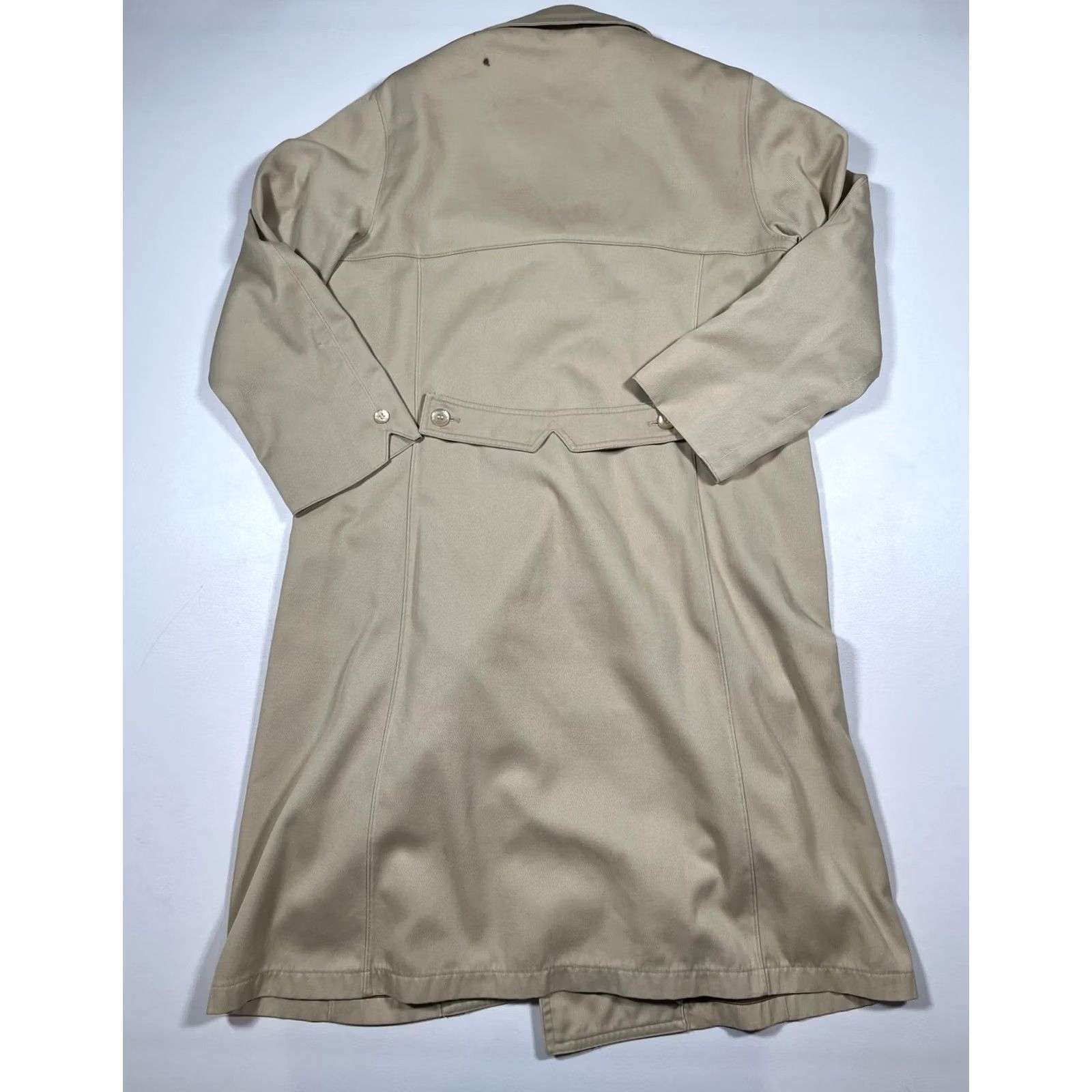 Doublet VINTAGE Misty Harbor Trench Coat Womens 14 Double Breasted Daiswain Twill 60s Size XL / US 12-14 / IT 48-50 - 2 Thumbnail
