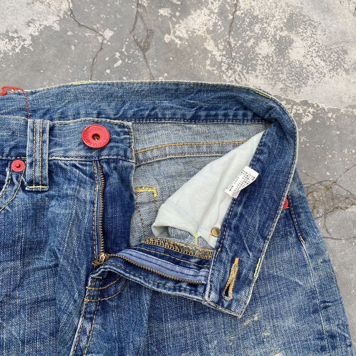 Japanese Brand CO & LU Whisker Jeans Size US 30 / EU 46 - 8 Thumbnail