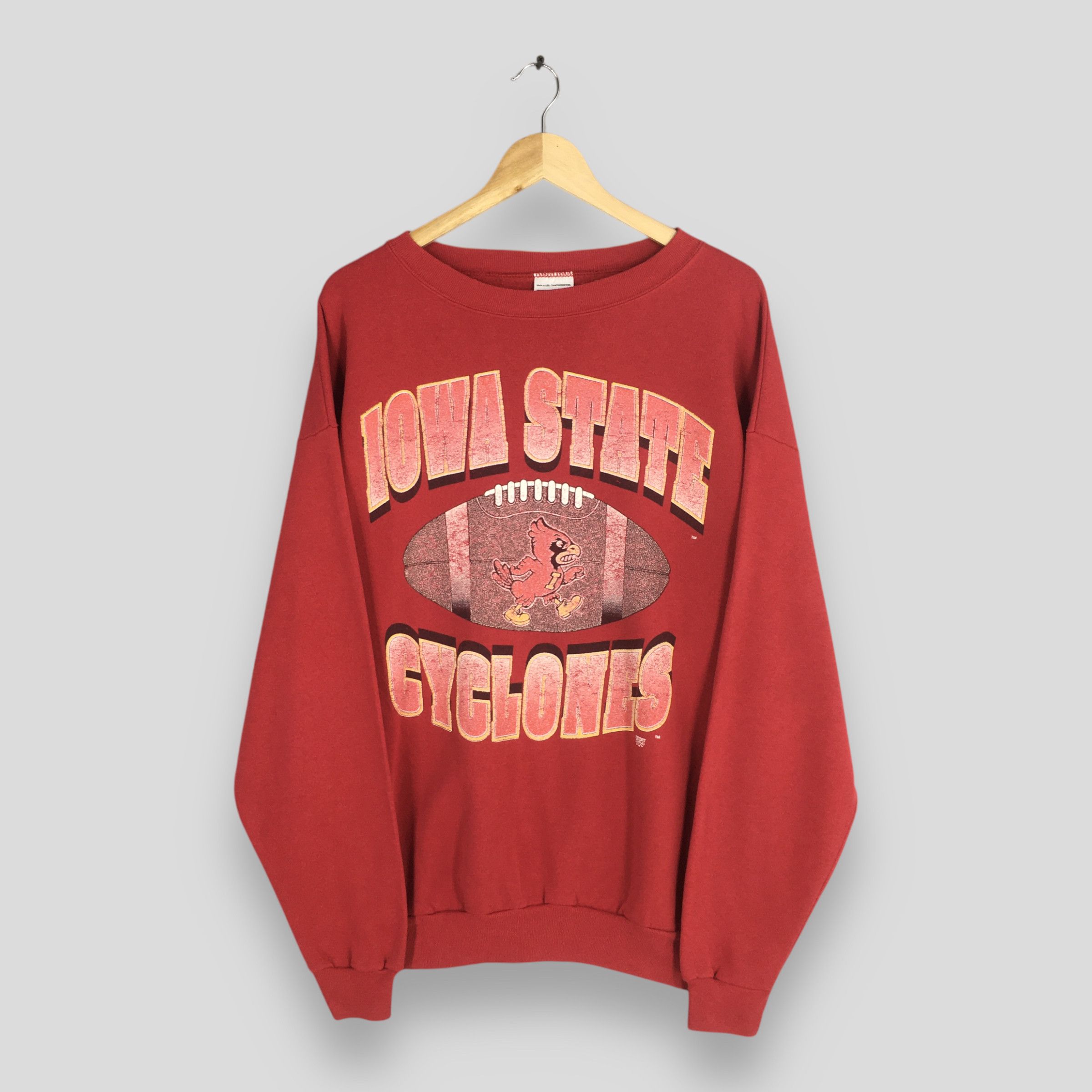 NCAA × Vintage Vintage Iowa State Cyclones NCAA Sweatshirt 2XLarge Size US XXL / EU 58 / 5 - 1 Thumbnail