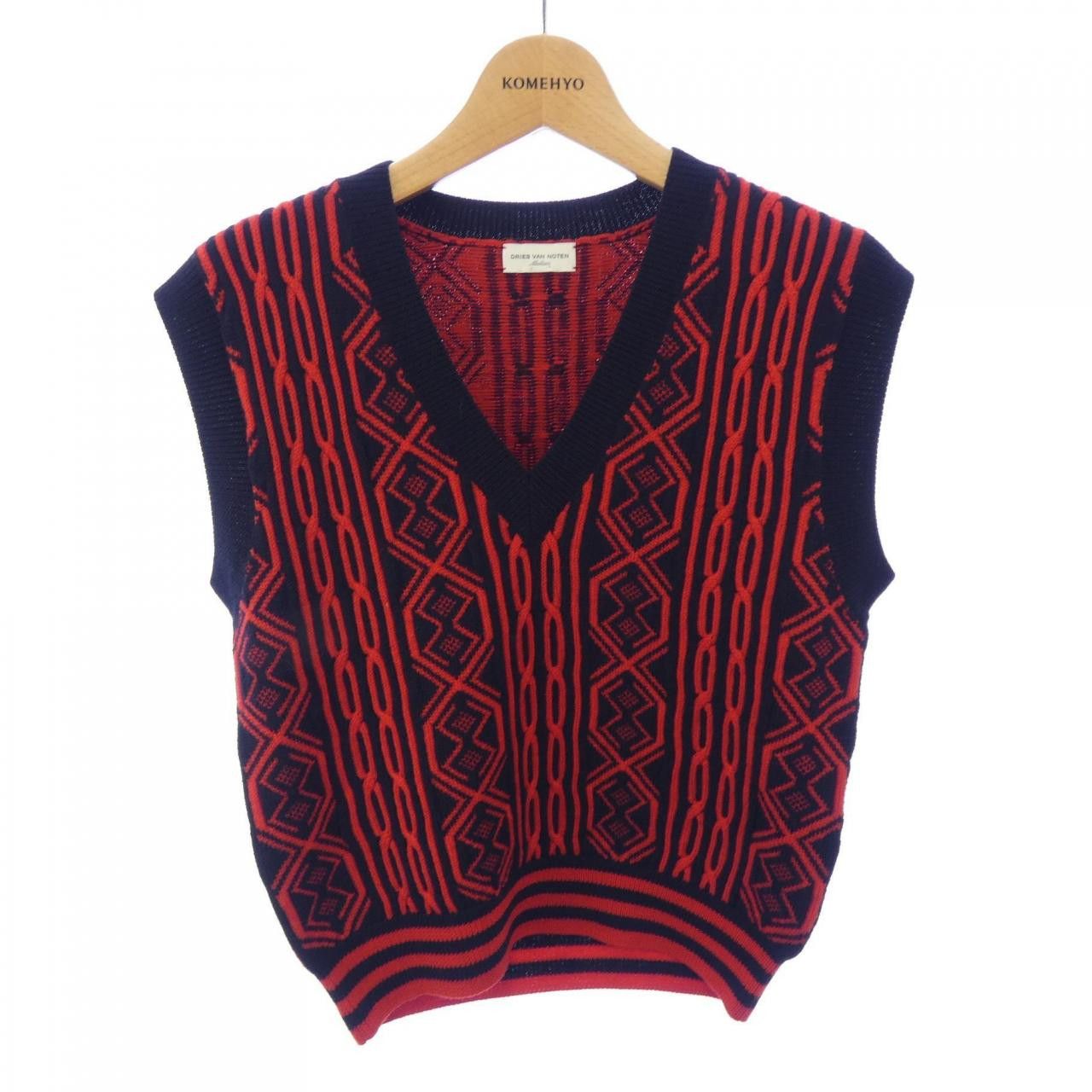 Dries Van Noten Dries Van Noten Dries Van Noten Wool Vest Textile Tops DUTY FREE for USA Size ONE SIZE - 1 Thumbnail