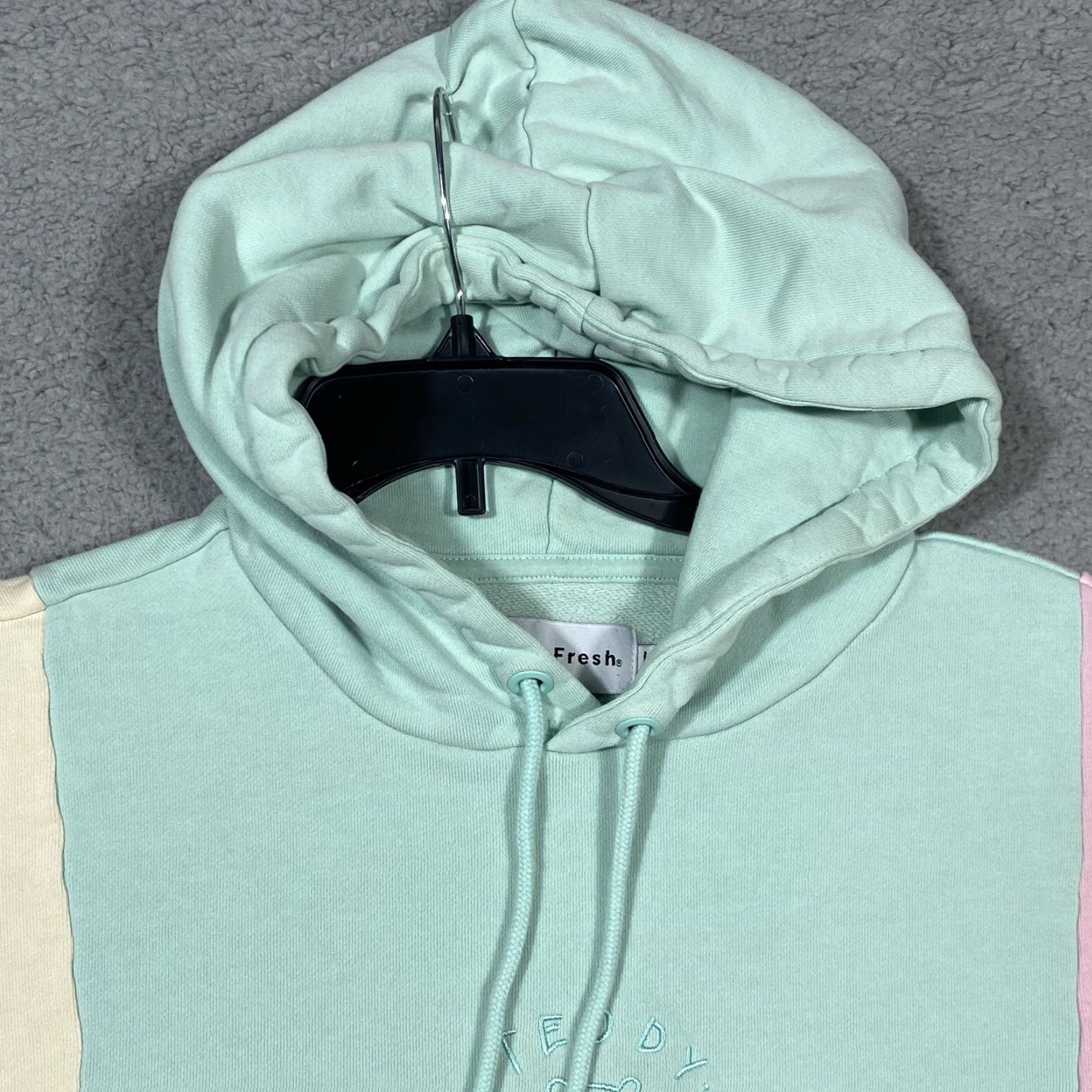 Teddy Fresh Teddy Fresh Hoodie L Embroidered Logo Pastel Color Block Hooded Pockets Pullover Men Size US L / EU 52-54 / 3 - 4 Thumbnail