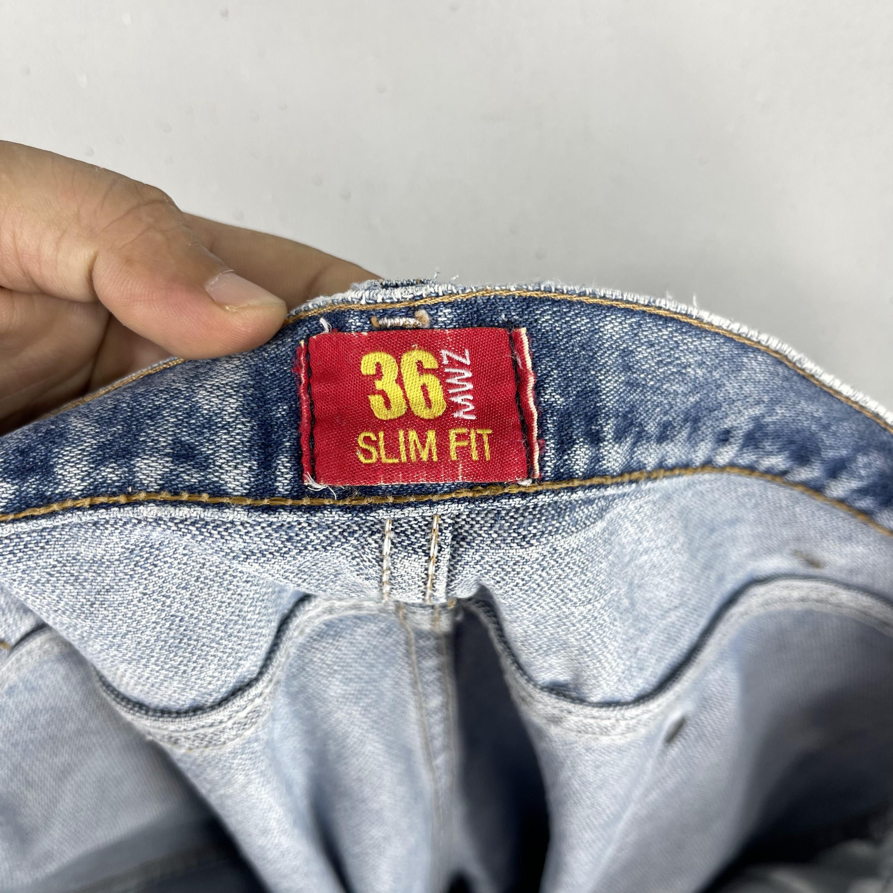 Vintage × Wrangler Size 38 Vintage Wrangler Distressed Ripped Pocket Jeans Size US 38 / EU 54 - 5 Thumbnail