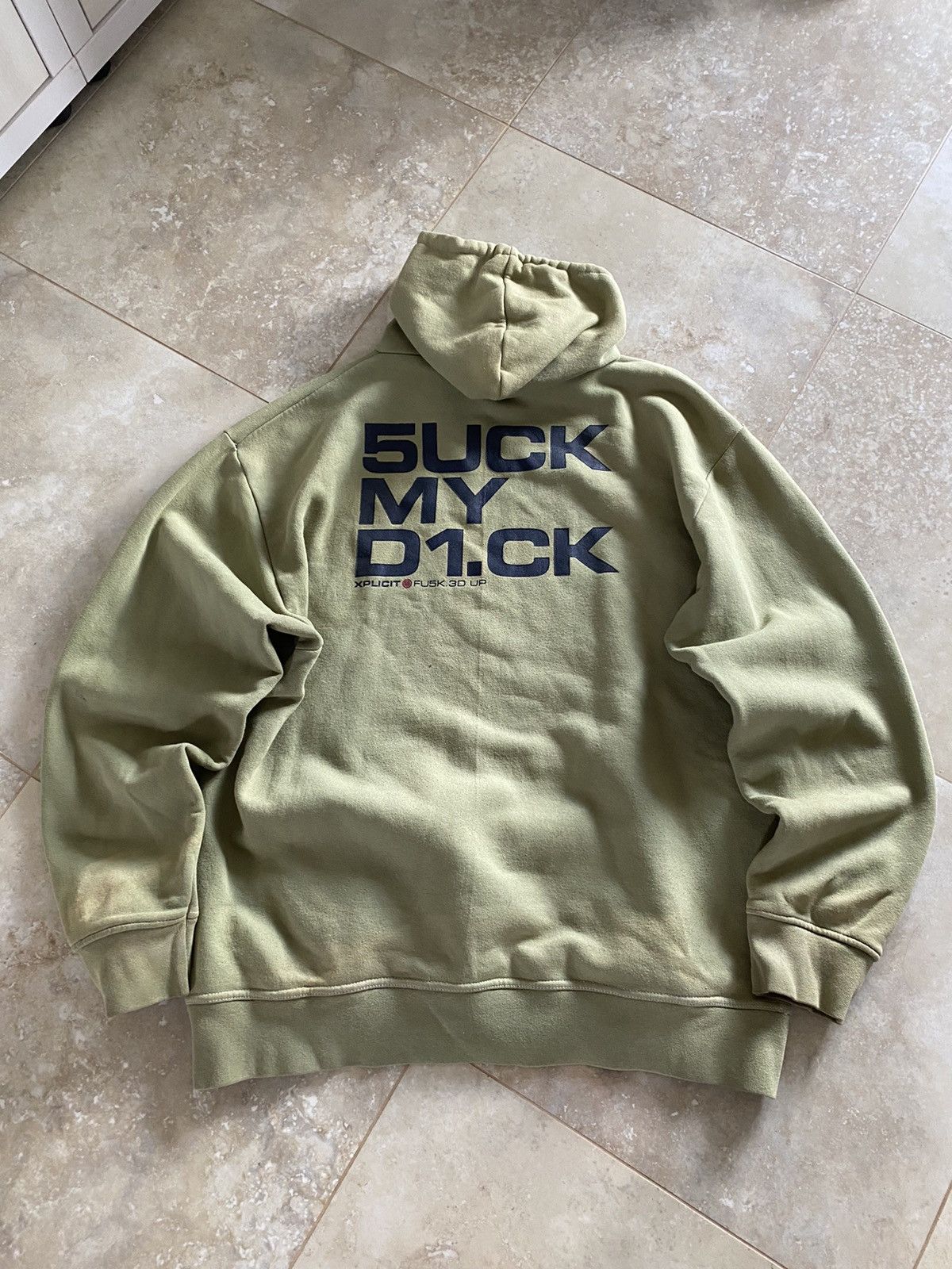 Japanese Brand Vintage 00s Fishbone Suck my 5uck.my D1.ck Hoodie Xplict18 Size US XL / EU 56 / 4 - 1 Thumbnail