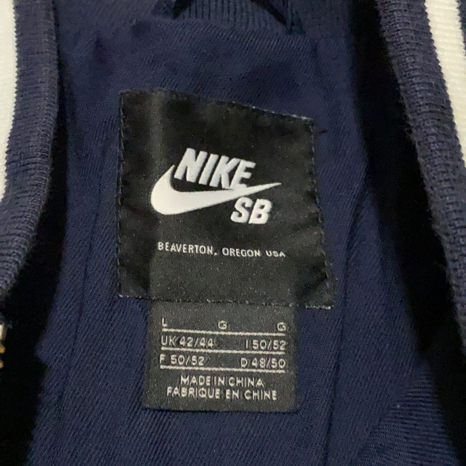 Nike Y2K Nike Sb SB Zip Up Bomber Jacket Sweatshirt Size US L / EU 52-54 / 3 - 7 Thumbnail
