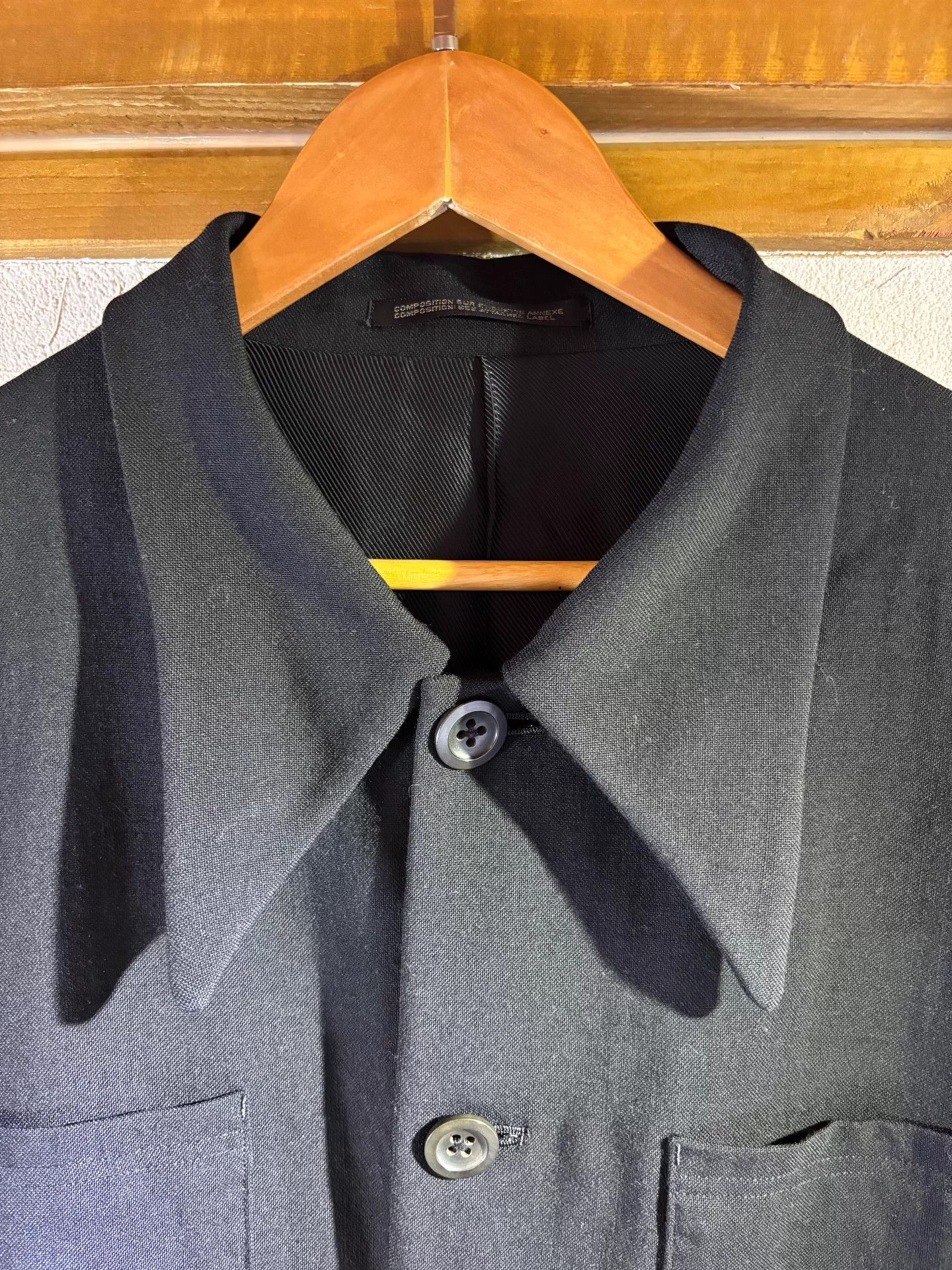 Yohji Yamamoto Yohji Yamamoto 1997 Scissors Collar Kiko GABA M Jacket Size US M / EU 48-50 / 2 - 2 Thumbnail
