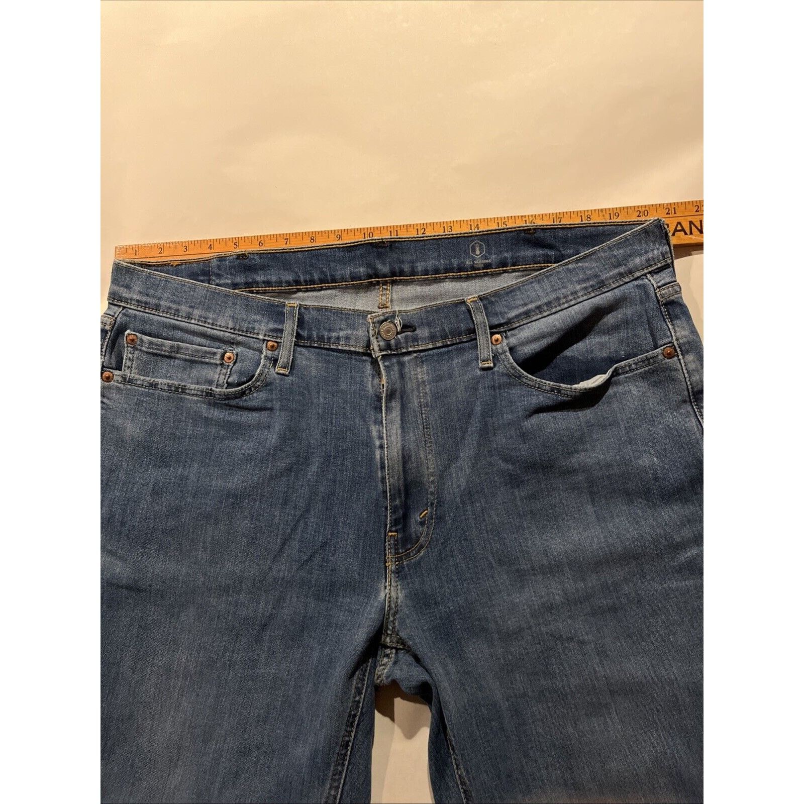 Levi's Levi’s 541 Jeans Men’s 38x30 Dark Blue Outdoor Cotton Denim Size US 40 / EU 56 - 4 Thumbnail