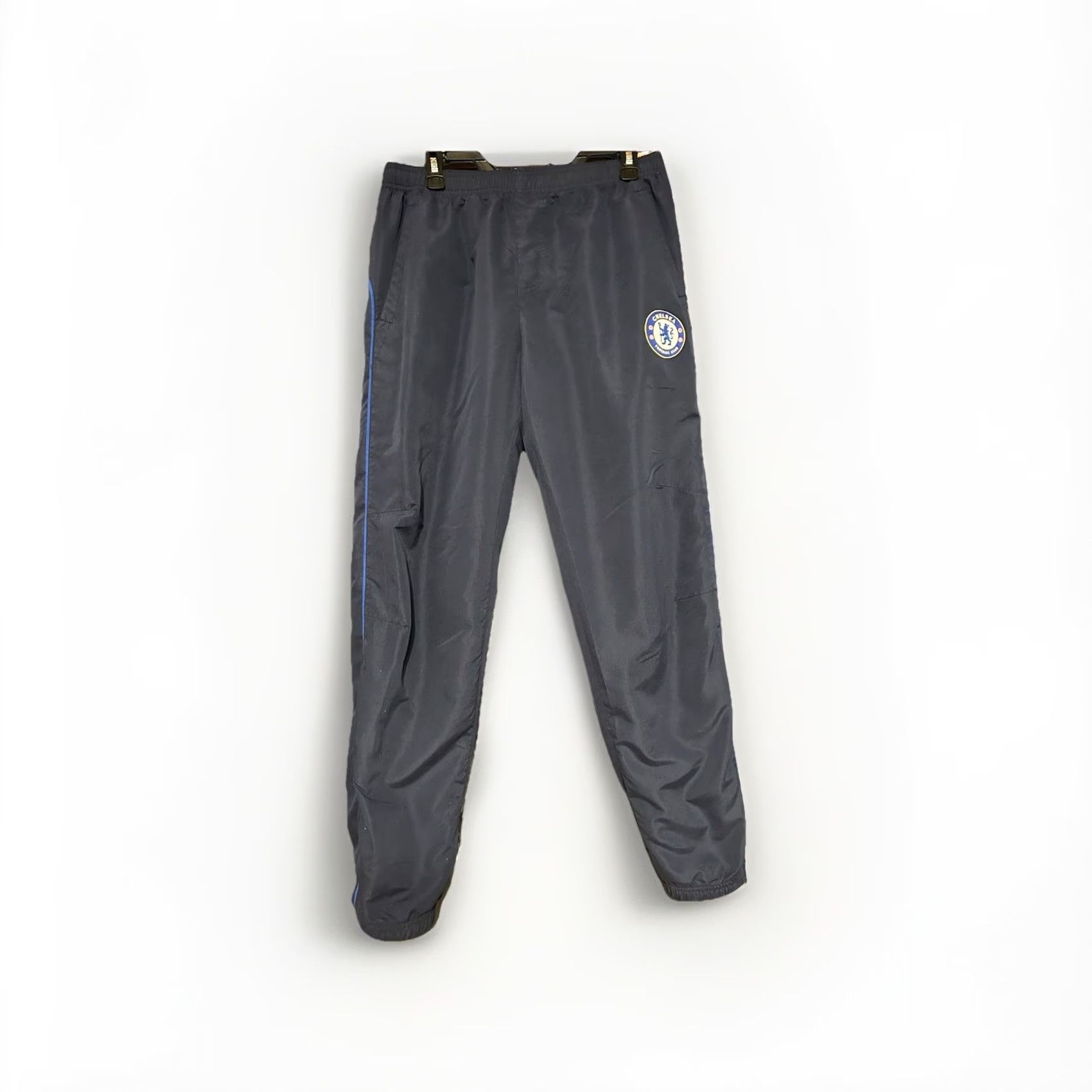 Vintage Chelsea Football Club Soccer Track Pants Men M Navy Blue Logo Embroidered Size US 31 - 4 Thumbnail