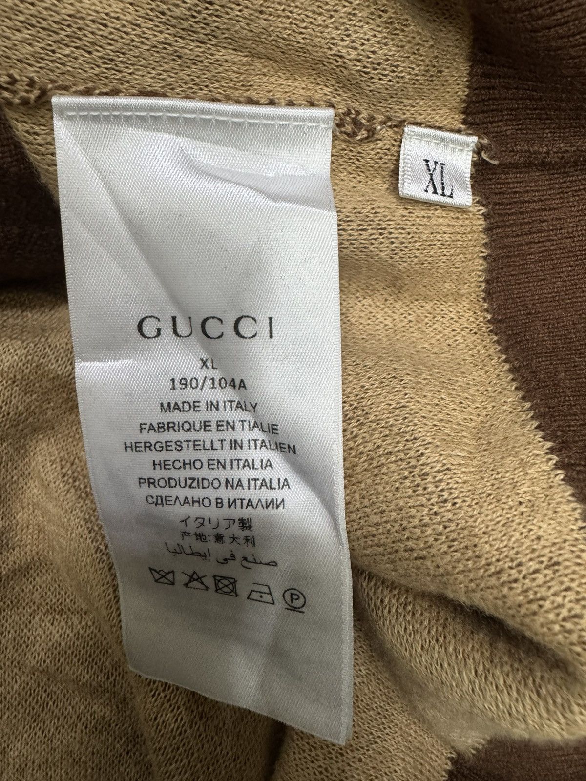 Gucci Gucci cardigan featuring an all-over monogram GG jacquard Size US XL / EU 56 / 4 - 13 Thumbnail