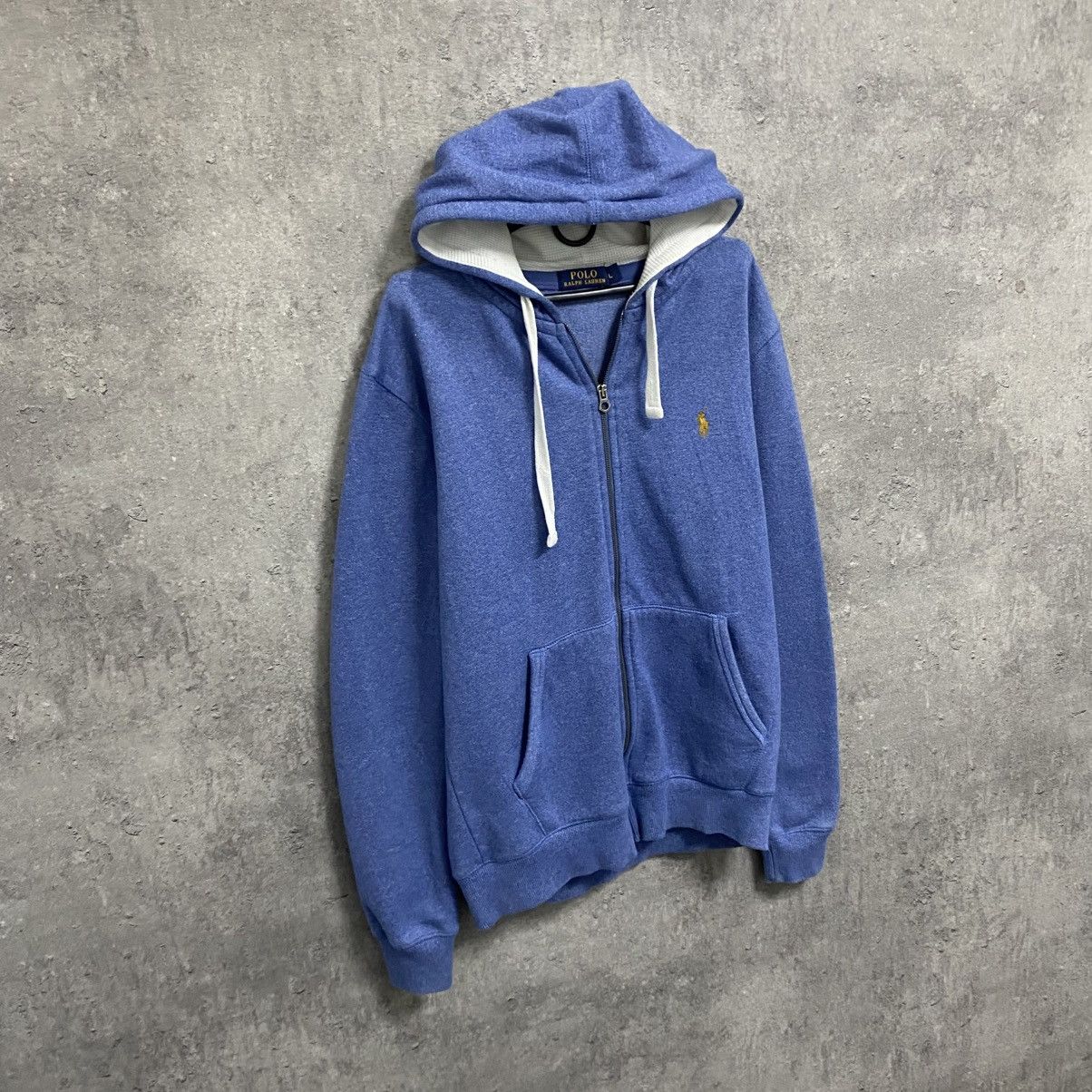 Polo Ralph Lauren Vintage Polo Ralph Lauren Zip Hoodie Size US L / EU 52-54 / 3 - 3 Thumbnail