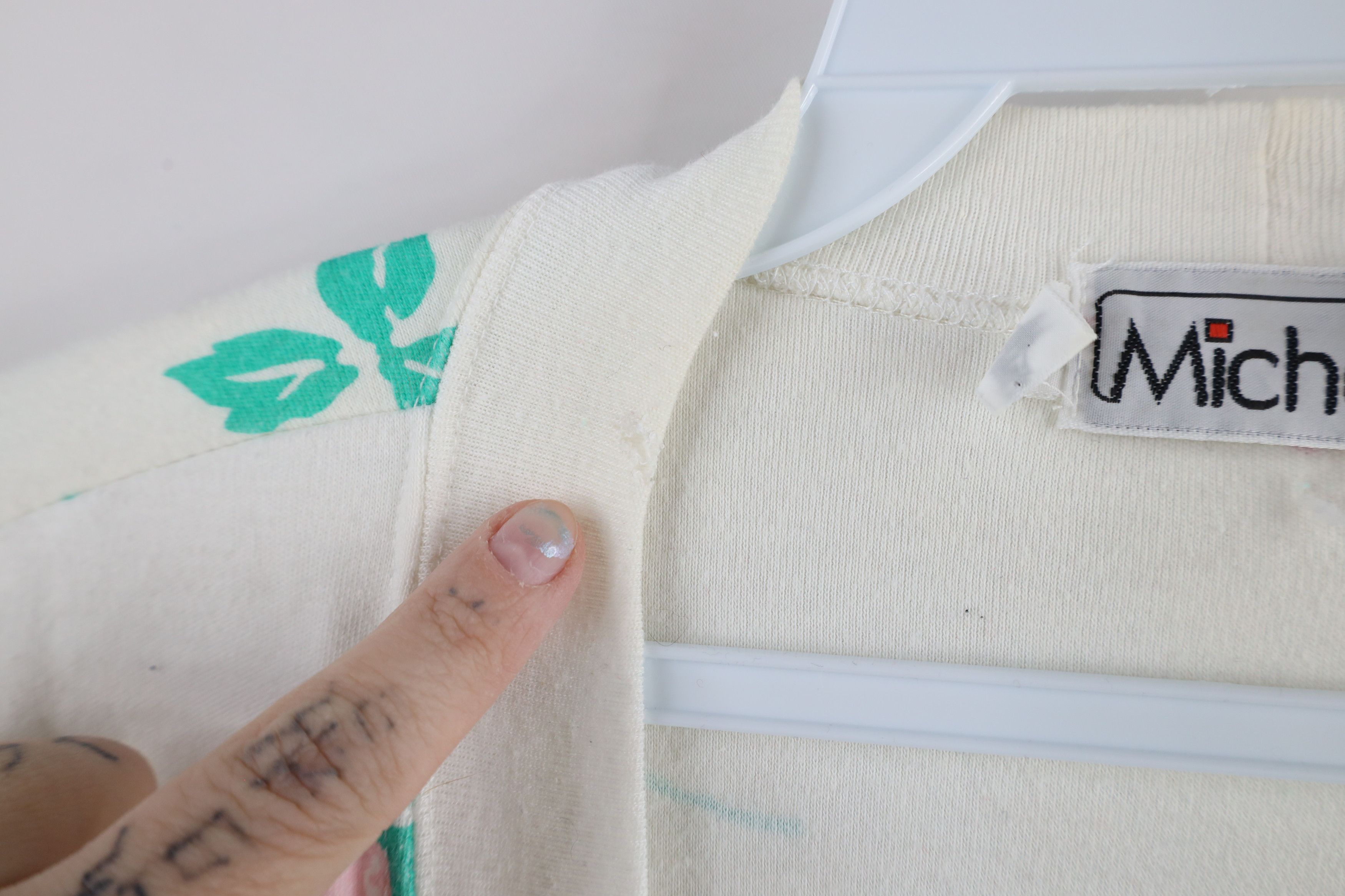 Vintage Vintage 90s Country Primitive Flower Cardigan Sweater Size M / US 6-8 / IT 42-44 - 5 Thumbnail