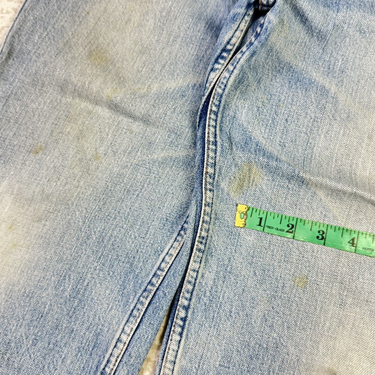 If Six Was Nine × Levi's × Vintage 💥Vintage 90s Levis 503 Distressed Light Blue Jean Size US 34 / EU 50 - 8 Thumbnail